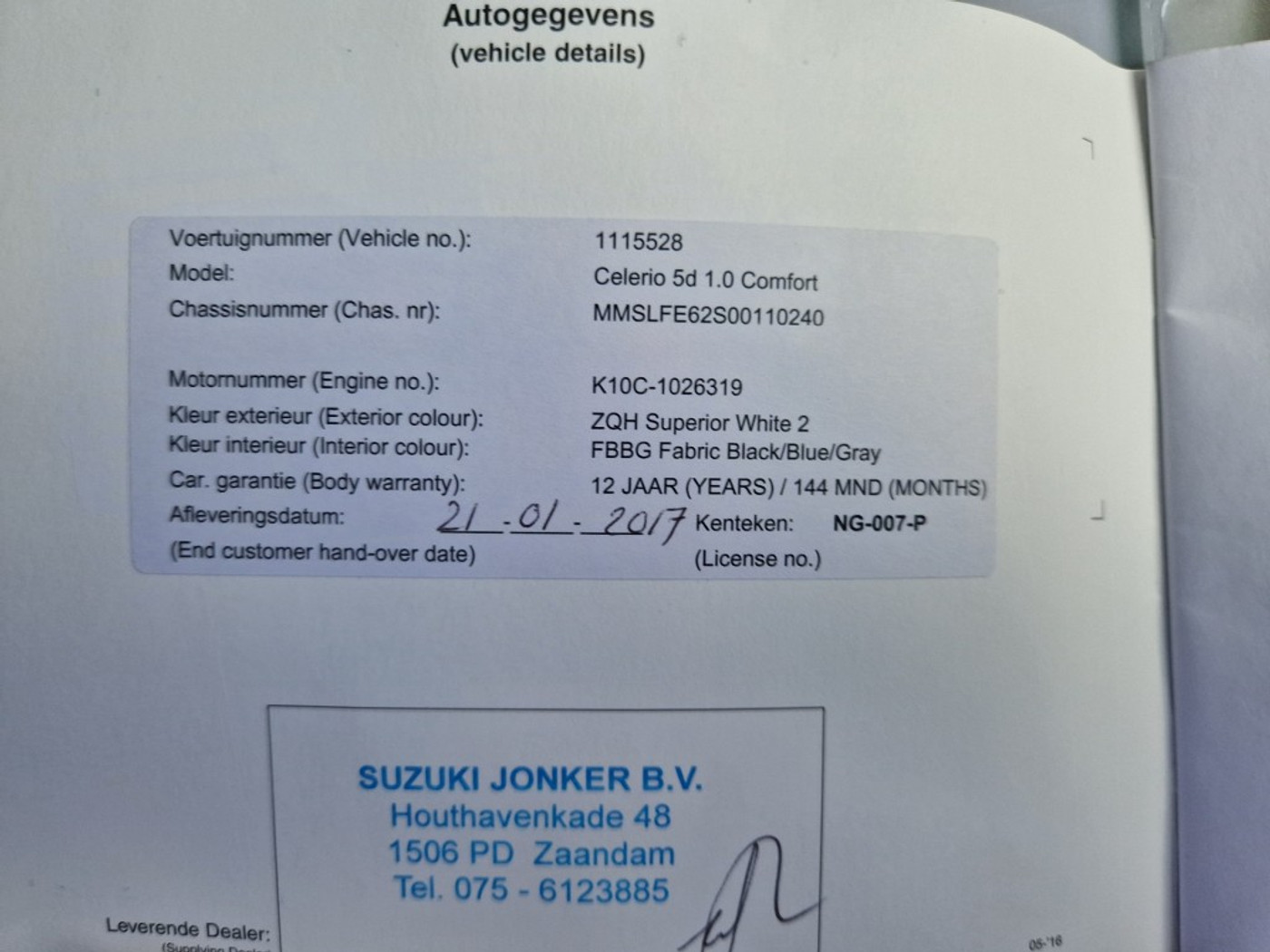 Foto van Suzuki Celerio
