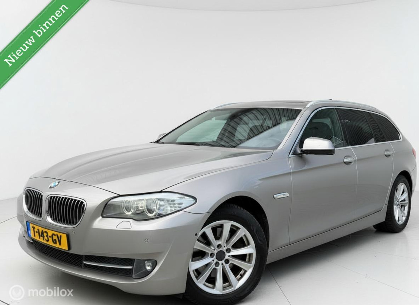 BMW 520i 520i High Executive Xenon HUD 360 Camera Trekhaak Acc Vol Opties 2012 - voorkant