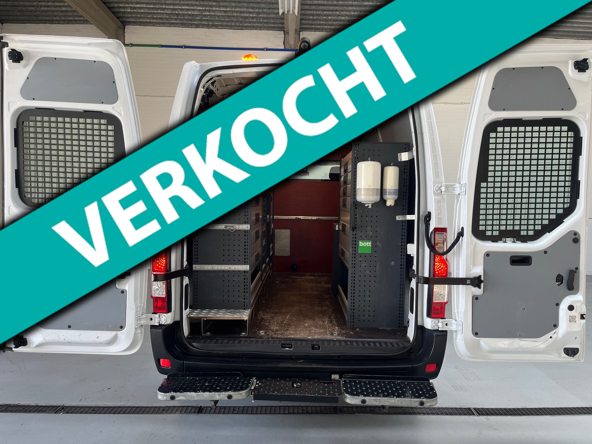Opel Movano SERVICEWAGEN AUTOMAAT 2.3 CDTI BiTurbo 170pk euro6 L2H2 V230 OMVORMER BOTT INRICHTING STANDKACHEL AIRCO RIJKLAARPRIJS 2018 - voorkant