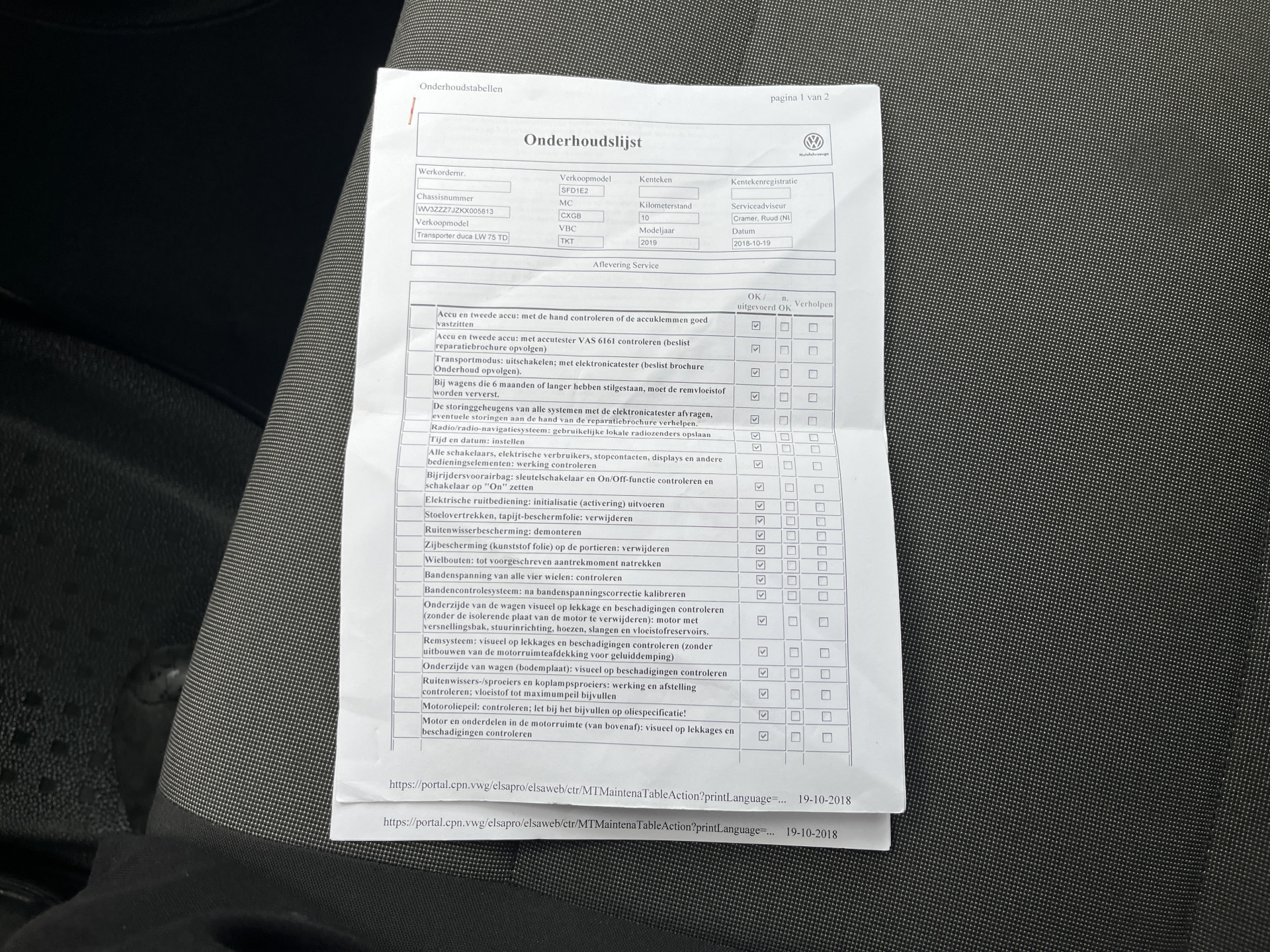 Foto van Volkswagen Transporter