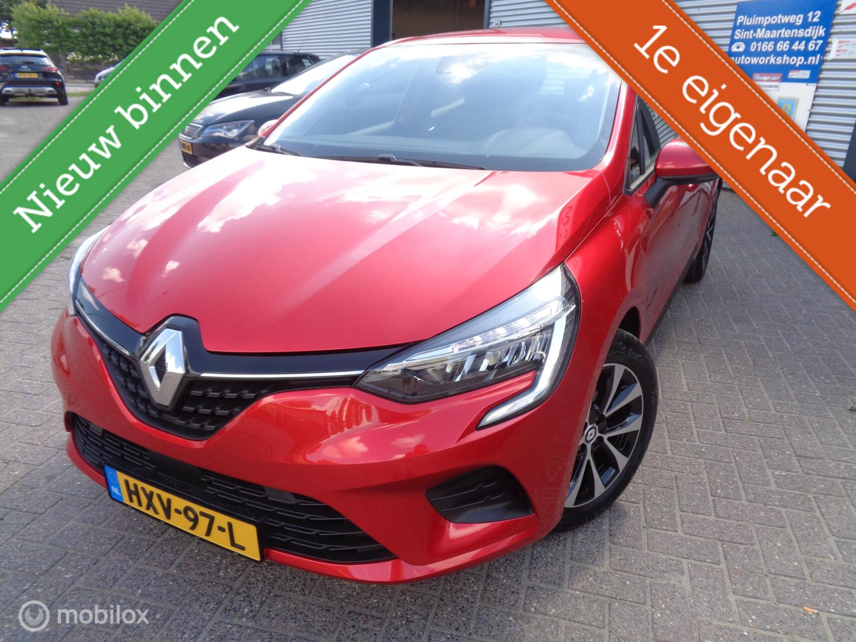 Renault Clio 1.0 TCe Intens/Airco/Lm velgen/Carplay/PDC/Cruise/Full LED/1st eig 2022 - voorkant