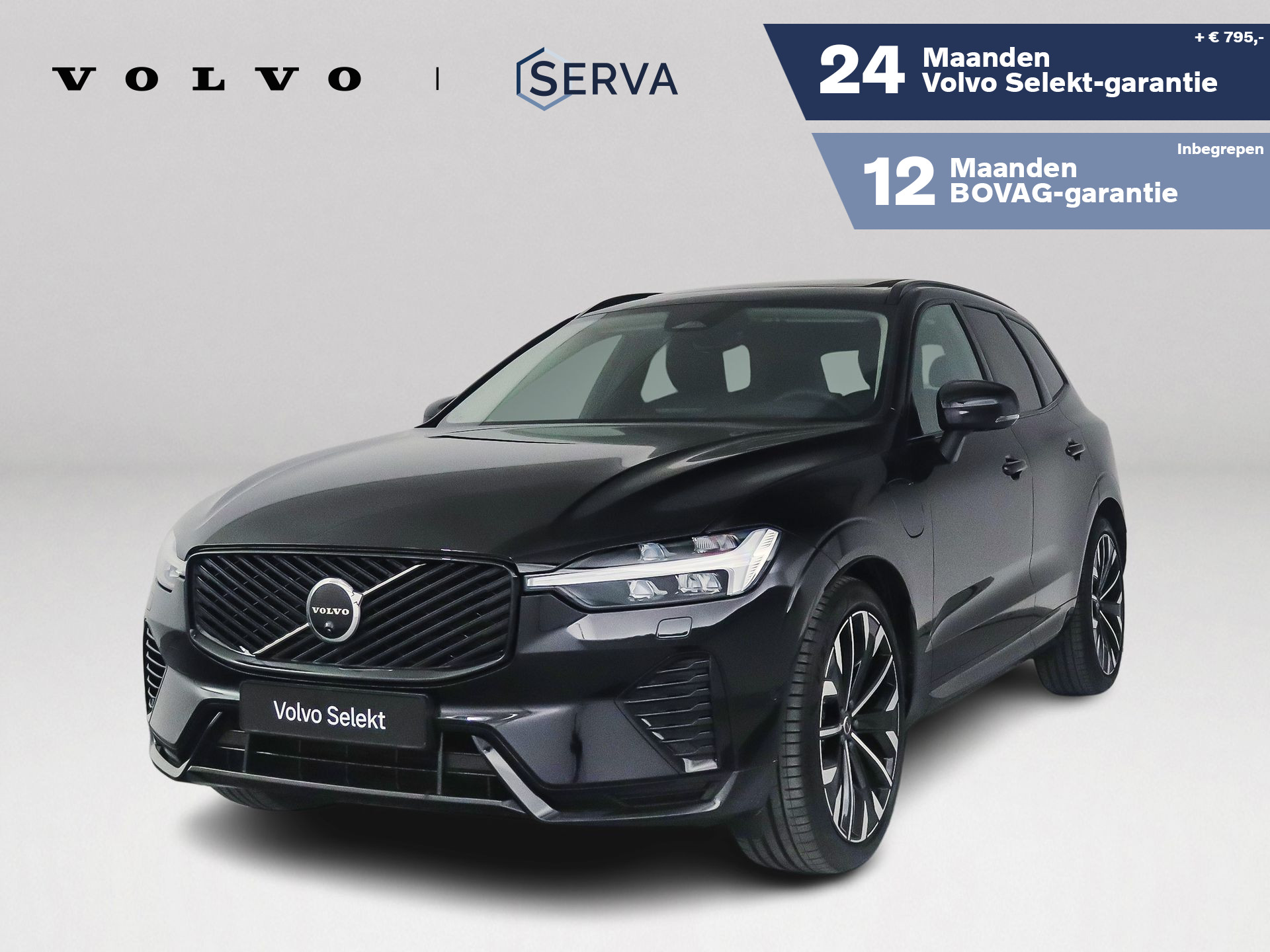 Volvo Xc60 T8 Plug-in hybrid AWD Ultra Dark | Panoramadak | 360° camera | Harman Kardon | Luchtvering | Head-up display | Stoelventilatie 2025 - voorkant