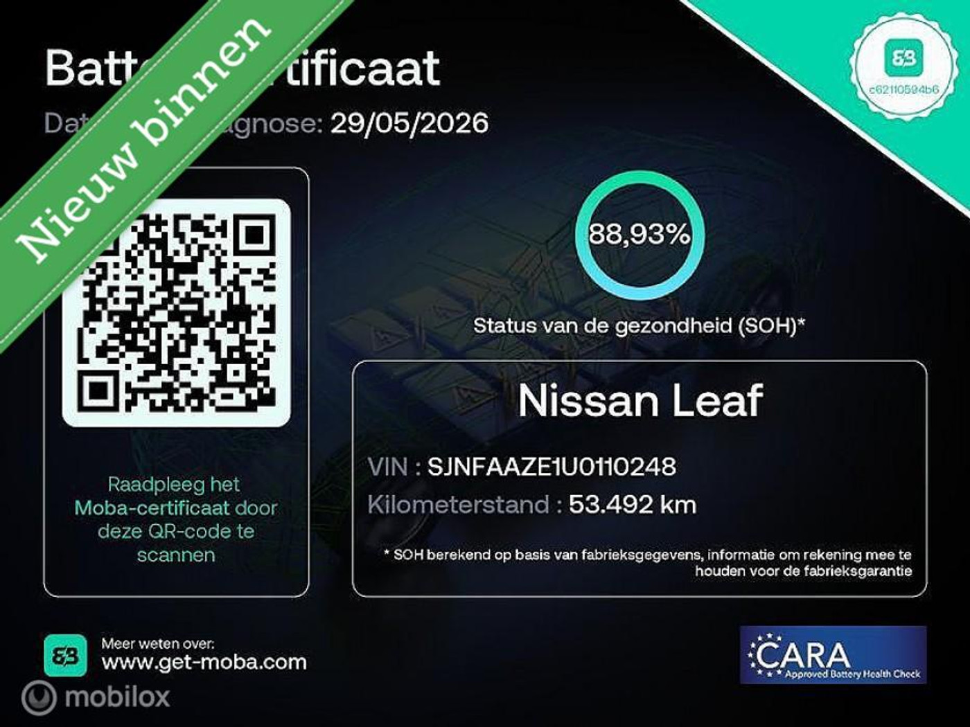 Foto van Nissan Nissan Leaf 40kwh