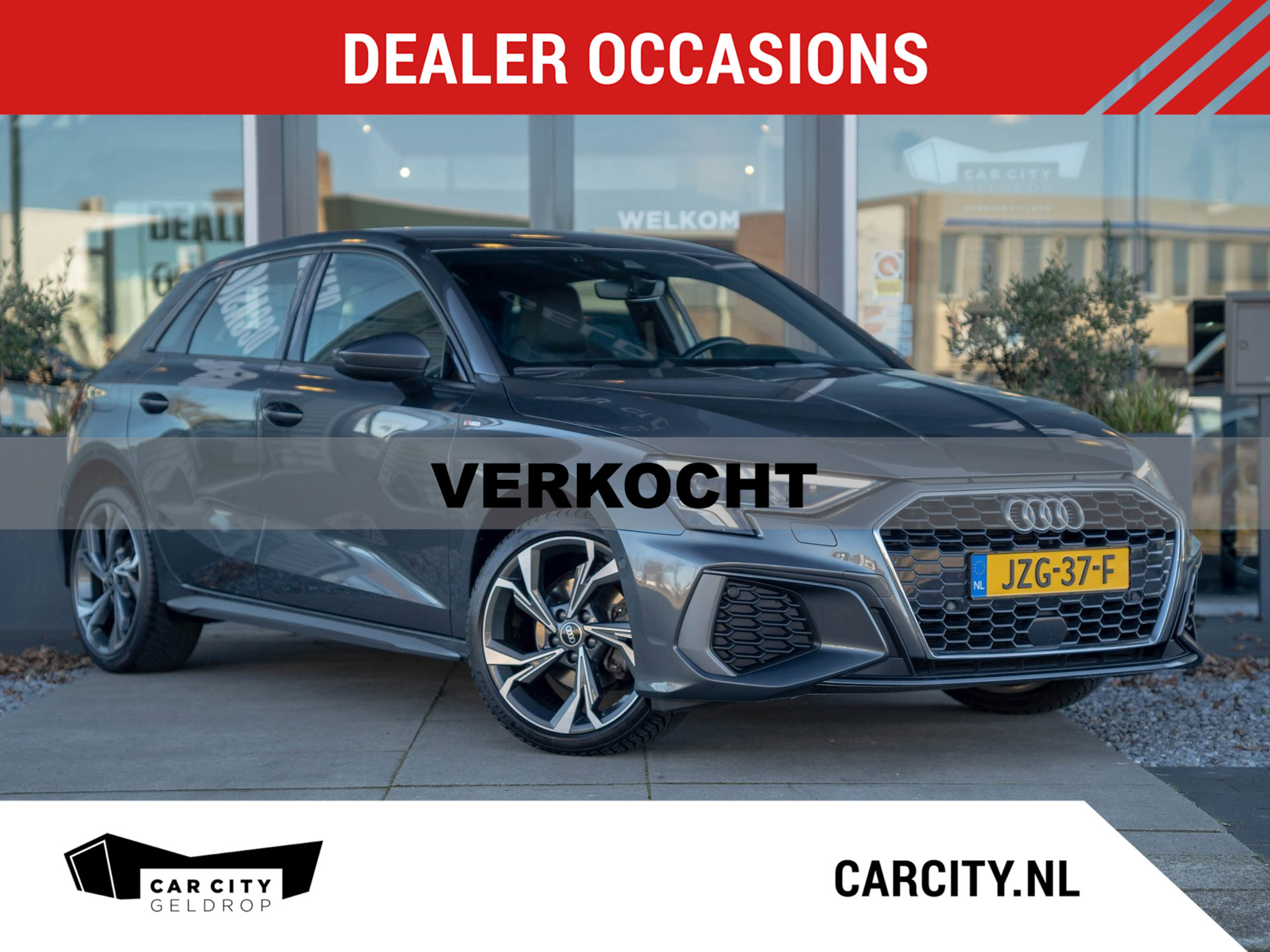 Audi A3 Sportback 35 TFSI S edition / S-Line / ACC / Virtual / Carplay 2023 - voorkant