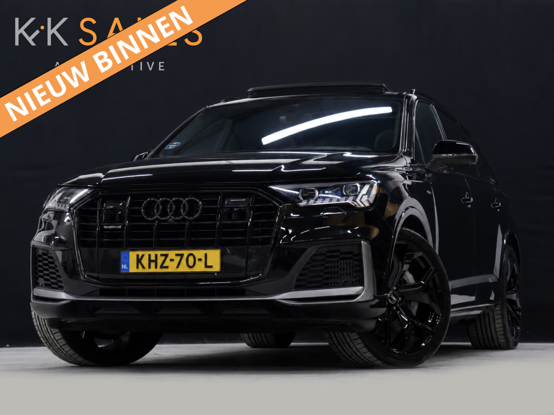 Audi Q7 55 TFSI E 55 TFSI e quattro S Line 2021 - voorkant