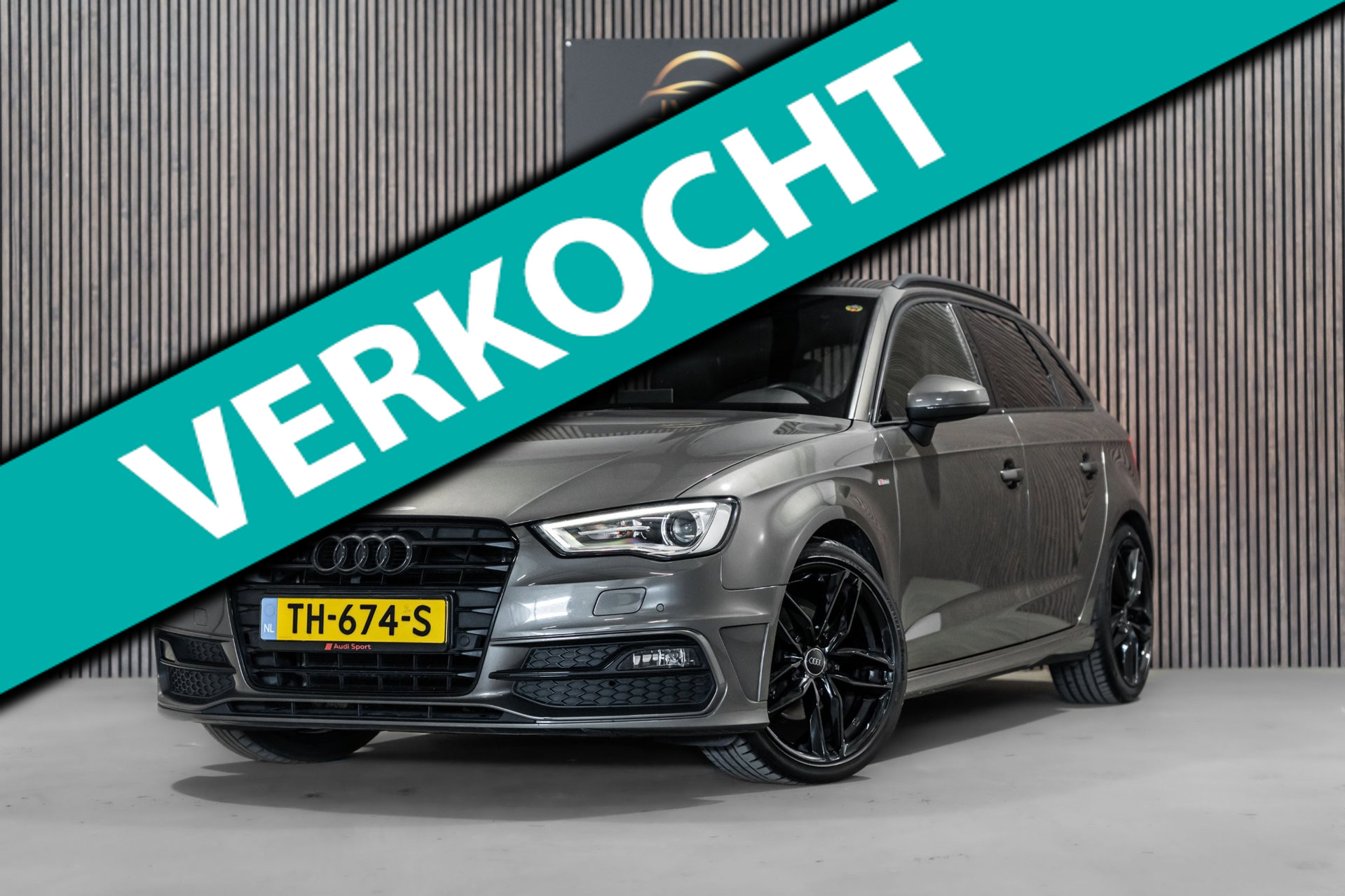 Audi A3 Sportback 1.4 TFSI CoD S-line LED NAVI PDC 2015 - voorkant