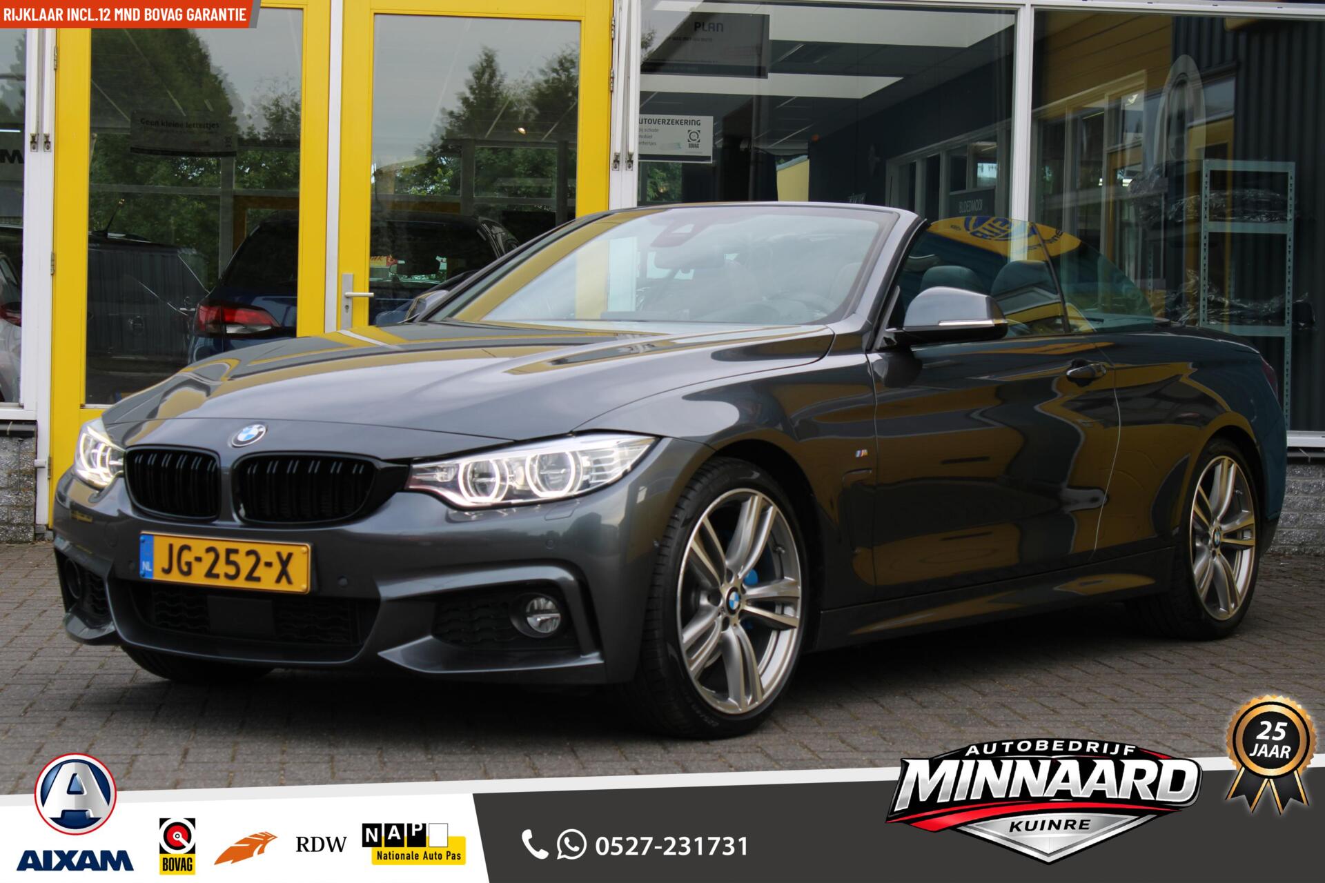 BMW 4-serie Cabrio 435i High Executive M-Sport pakket 2015 - voorkant