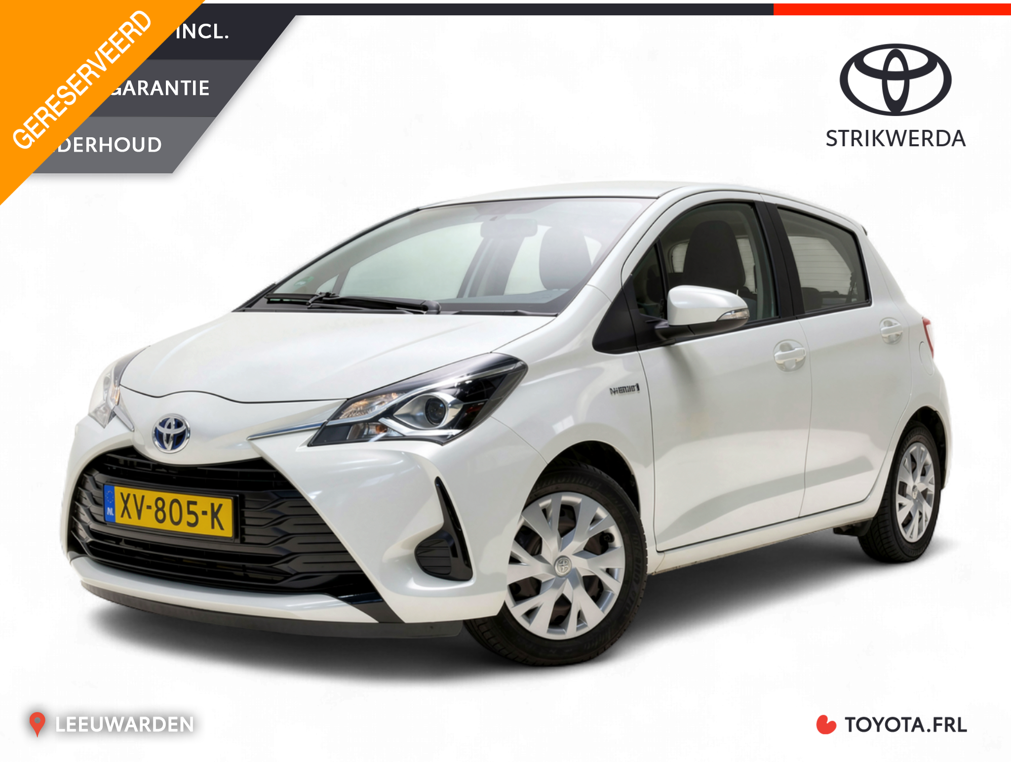 Toyota Toyota Yaris Hybrid 1.5 Hybrid Active 2019 - voorkant