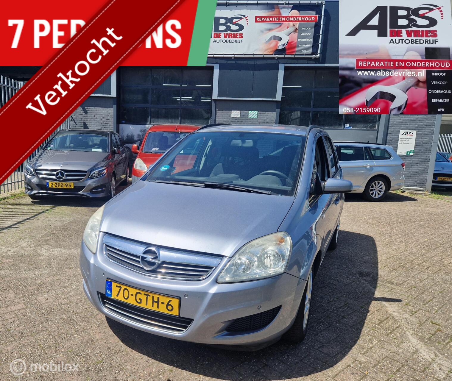 Opel Zafira 1.8 Business AIRCO CR CONTROL 2008 - voorkant