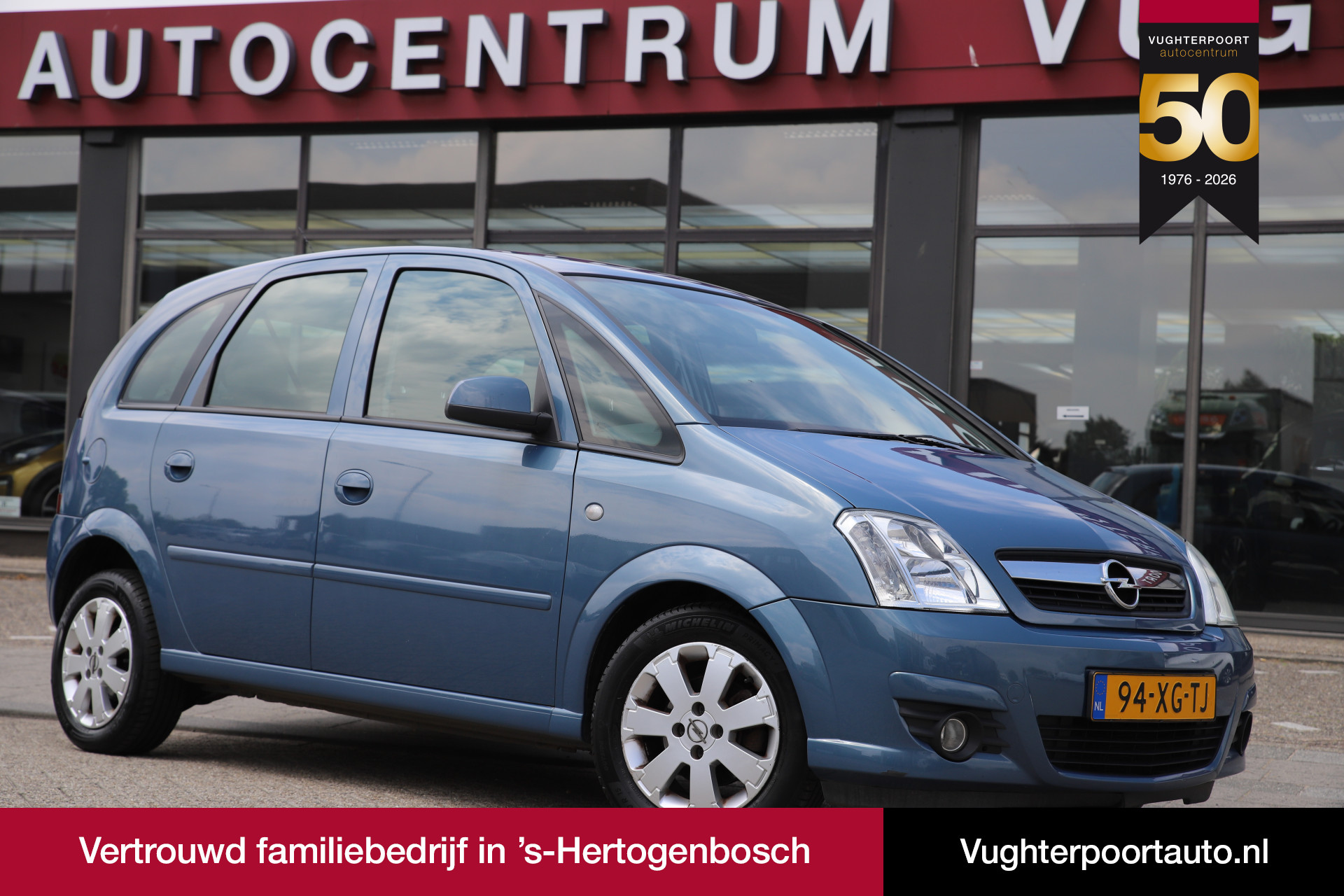 Opel Meriva-a 1.4-16V Cosmo Airco/ Trekhaak/ APK 06-2027 2007 - voorkant