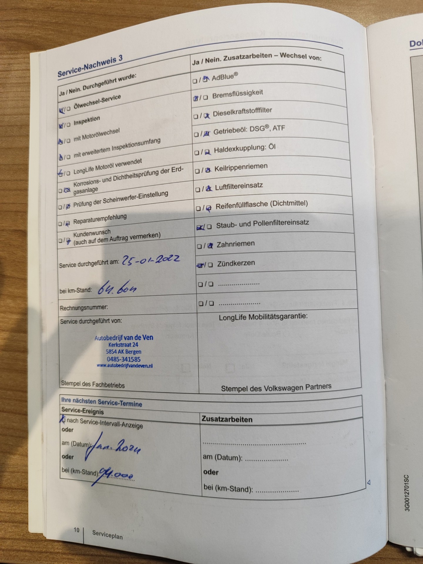 Foto van Volkswagen Golf Sportsvan