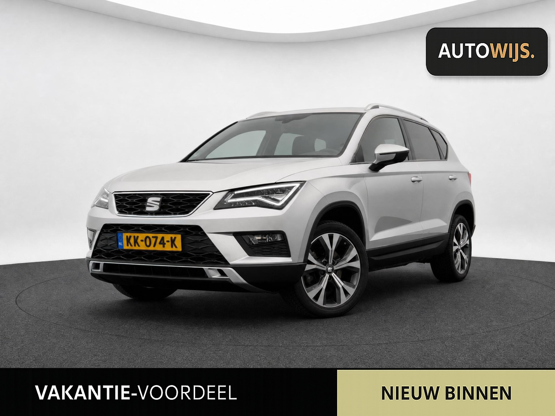 Seat Ateca 1.4 EcoTSI Xcellence|AUT|LED|NAVI|CARPLAY|CAMERA|NL AUTO 2016 - voorkant