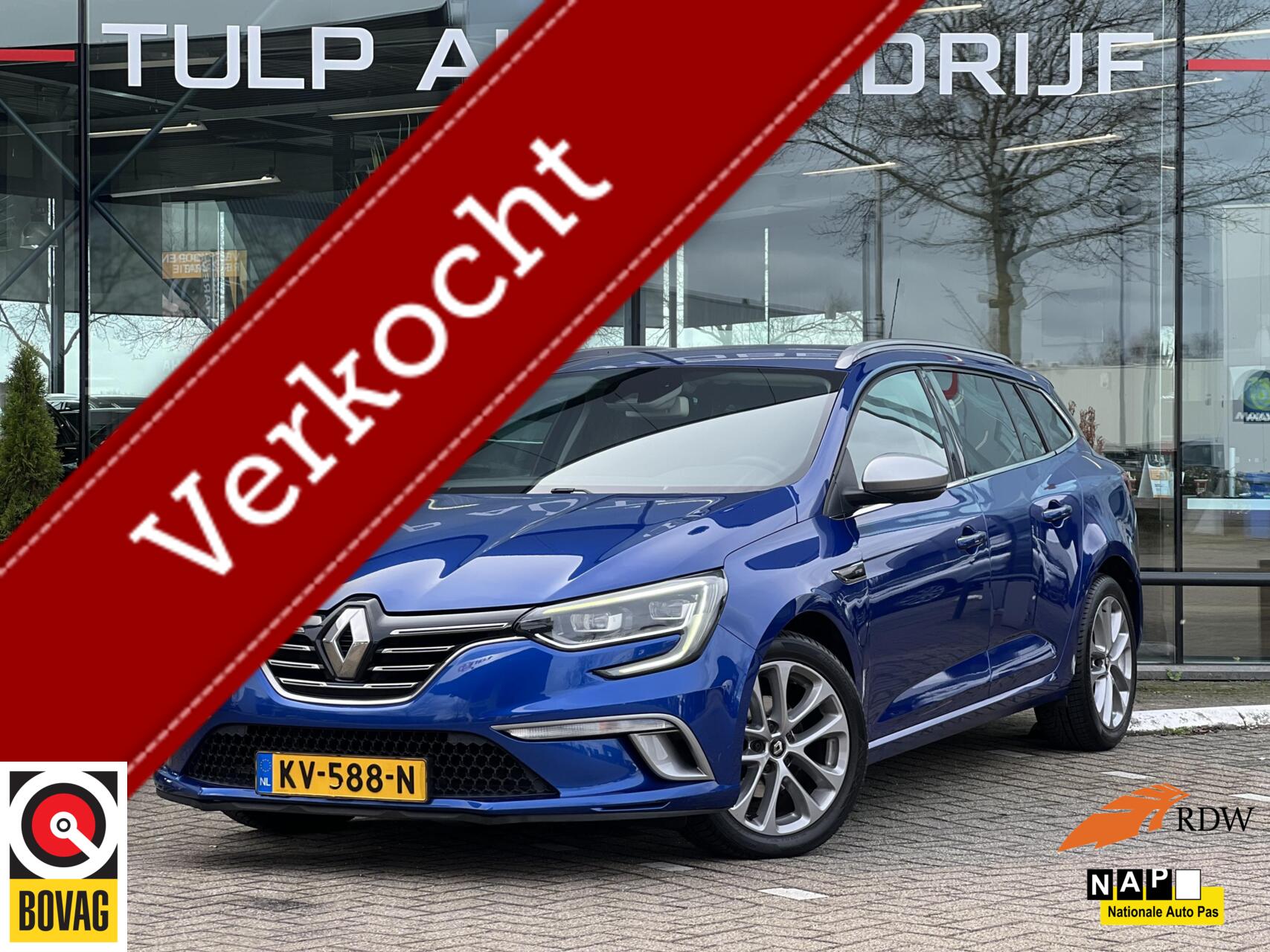 Renault Megane 1.2 TCe GT-Line Automaat NAP 2016 - voorkant