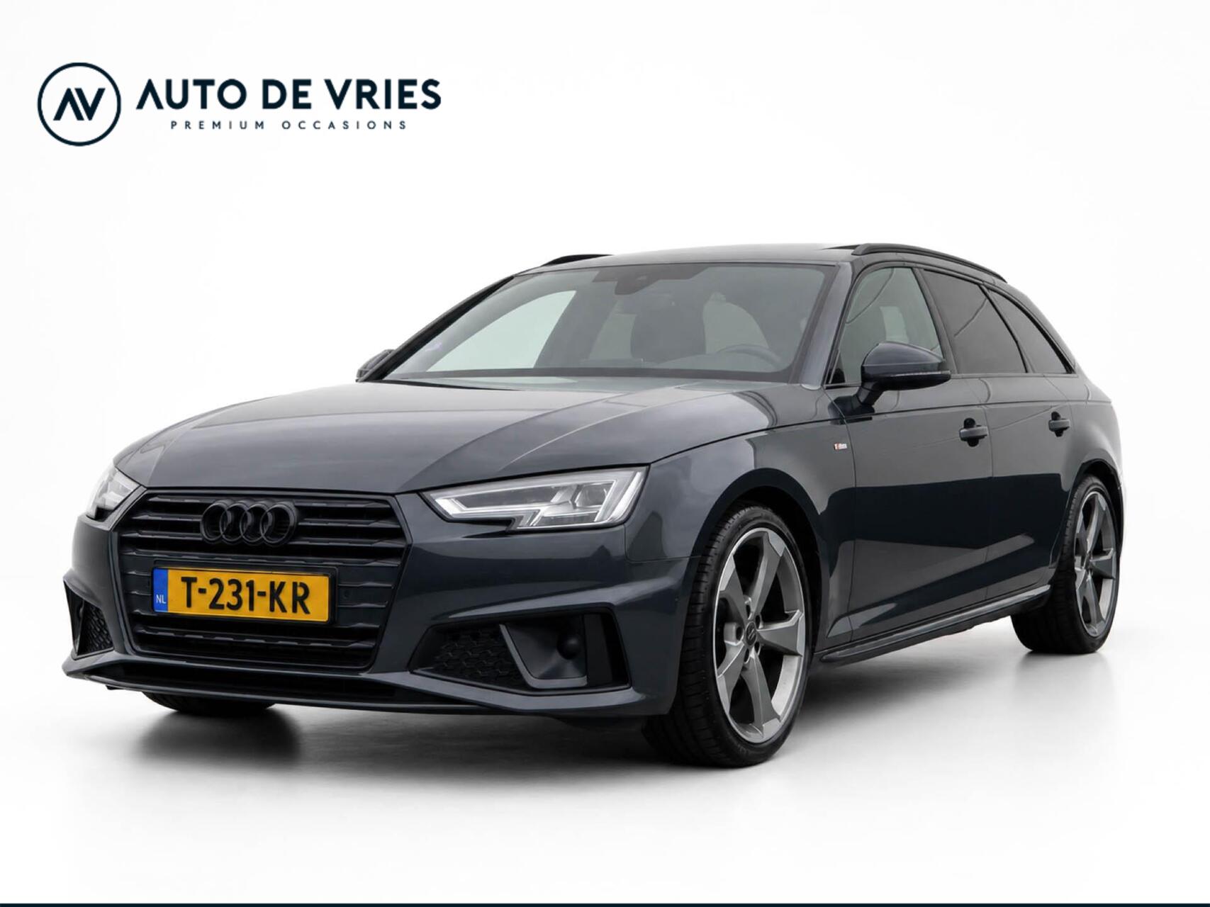 Audi A4 Avant 40 TFSI 190pk S-Line Black Edition | Panoramadak | Leder | Massage | Virtual cockpit 2018 - voorkant