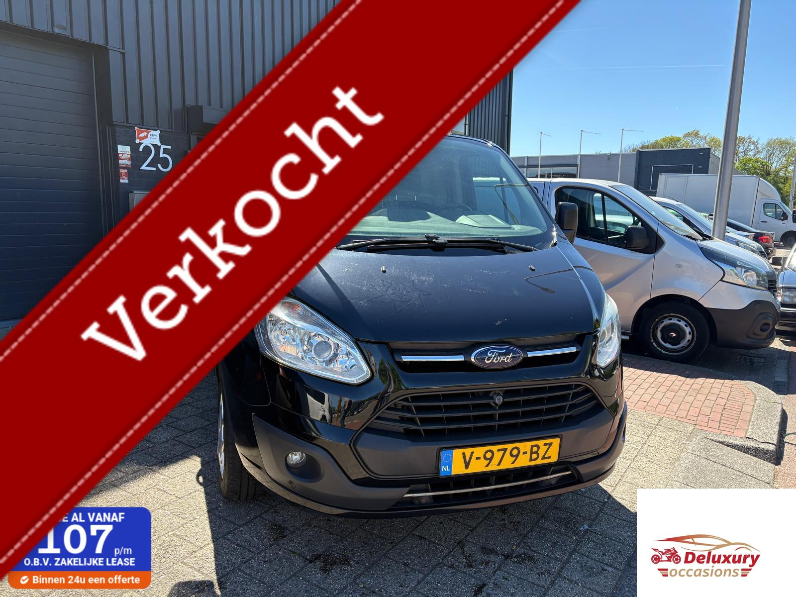 Ford Transit Custom 290 2.0 TDCI L2H1  NAP|Lage KM|EX BTW 2017 - voorkant