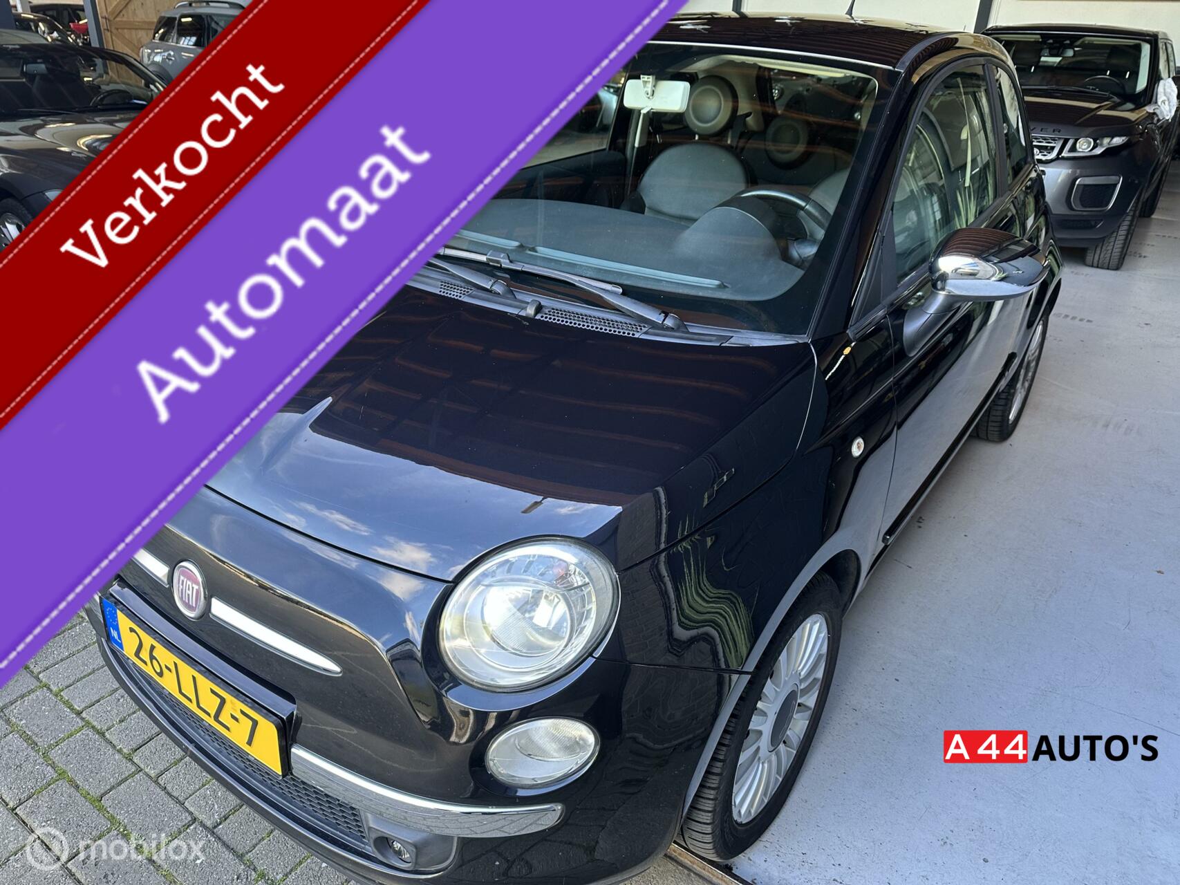 Fiat 500 1.2 Sport*AUTOMAAT*NL AUTO NAP✅*PDC*BLUE&ME*USB* 2010 - voorkant