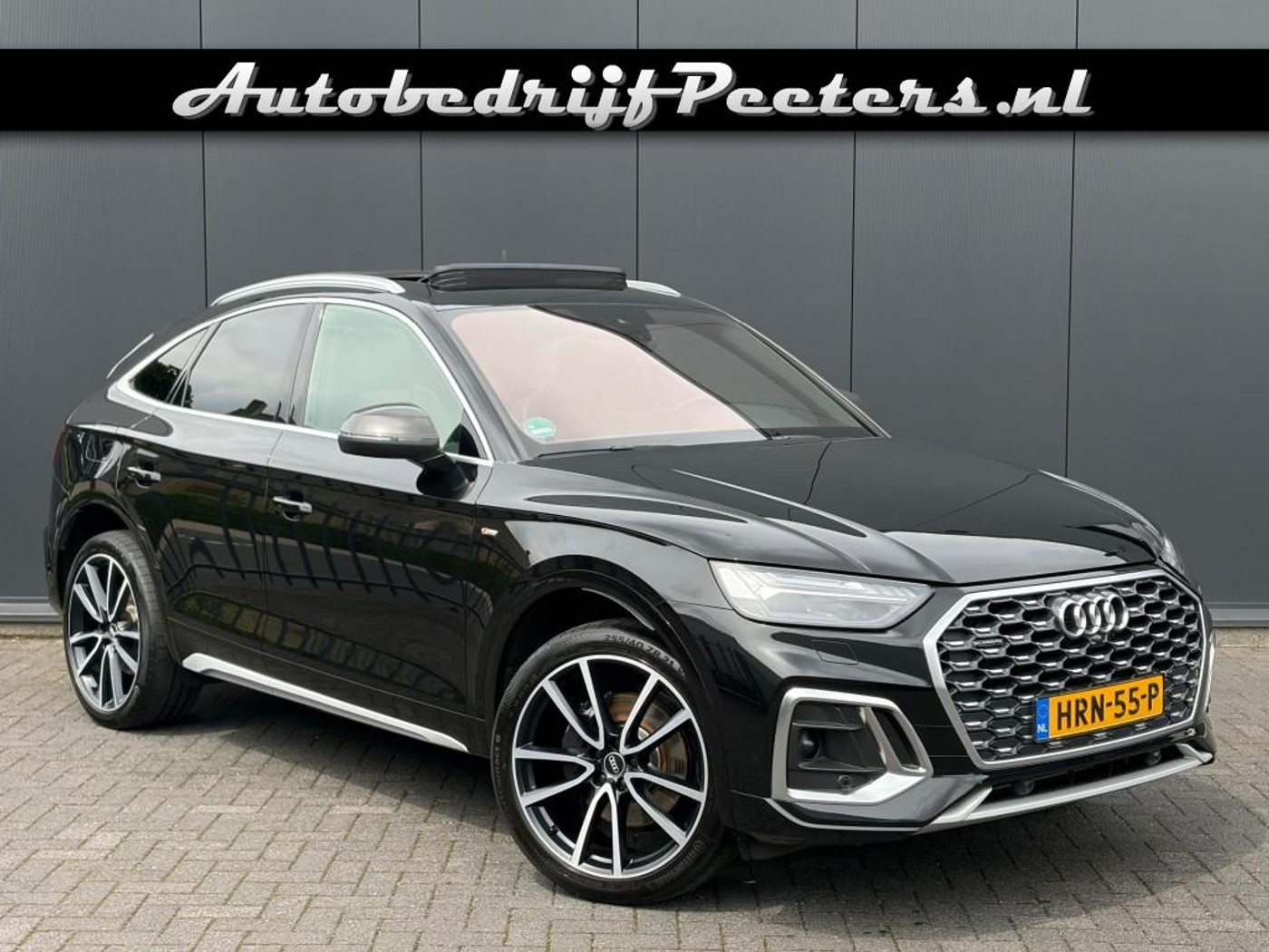 Audi Q5 Sportback 55 TFSI E 55 TFSI e S-Line Pano ACC Massage V-cockpit Camera LED Sfeerlicht 2021 - voorkant
