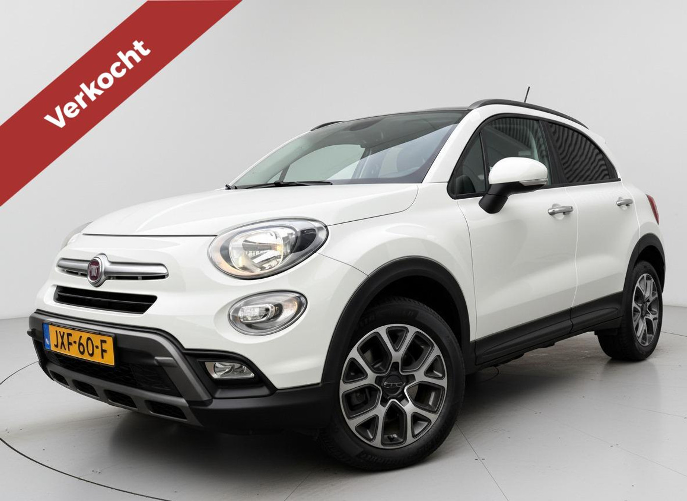 Fiat 500 X Cross 1.4 Automaat Turbo Cross Cruise Navi 140 PK Eerste Eigenaar Vol Opties Hoge Insta 120816 Km Gereden Perfecte Staat 2018 - voorkant