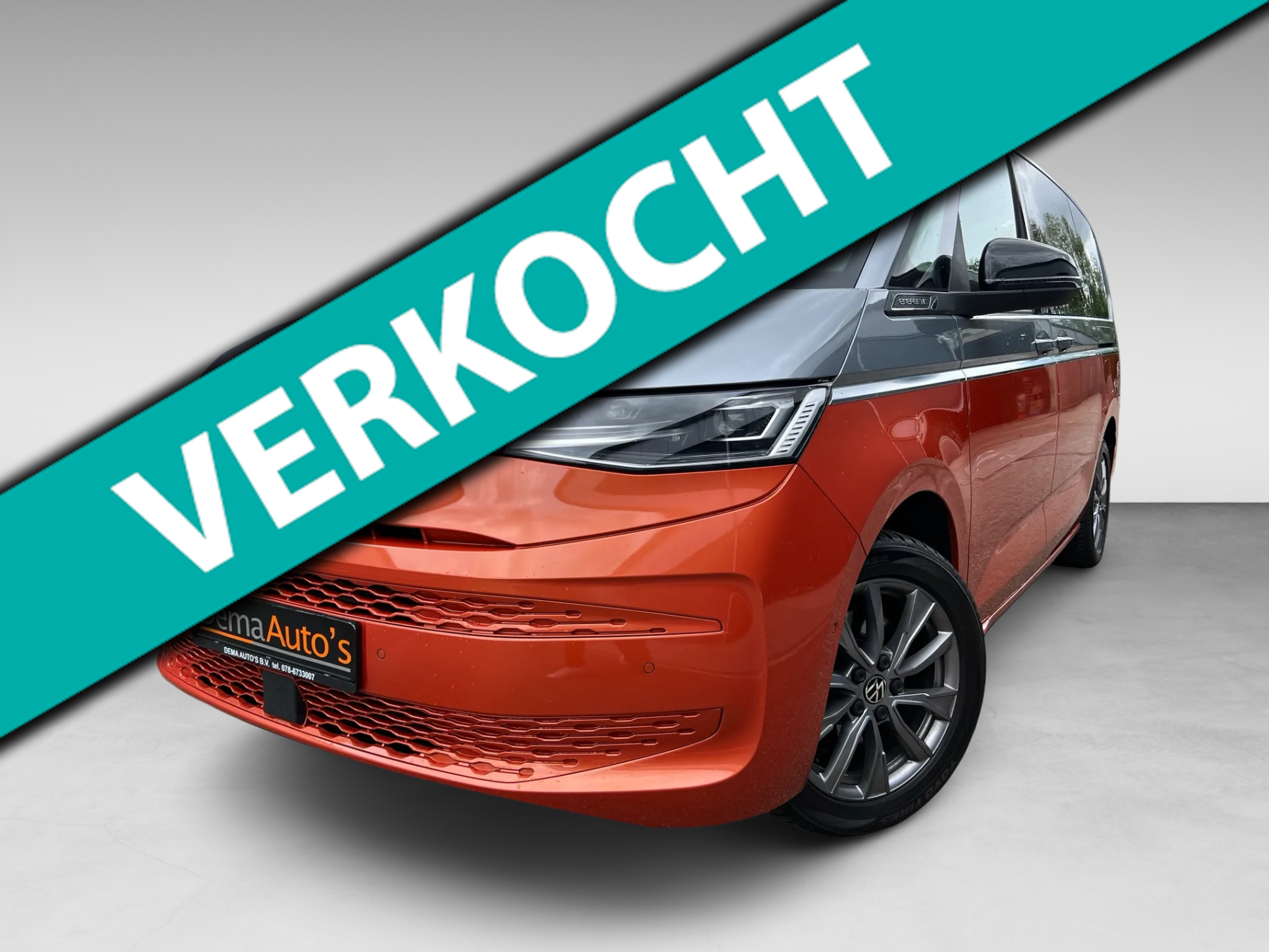 Volkswagen Multivan 1.4 eHybrid LANG 7P Energetic /NAVI/PANO/IQ-LICHT/H-KARDON/CAM/DAB/CARPLAY/V-COCKPIT/// 2023 - voorkant