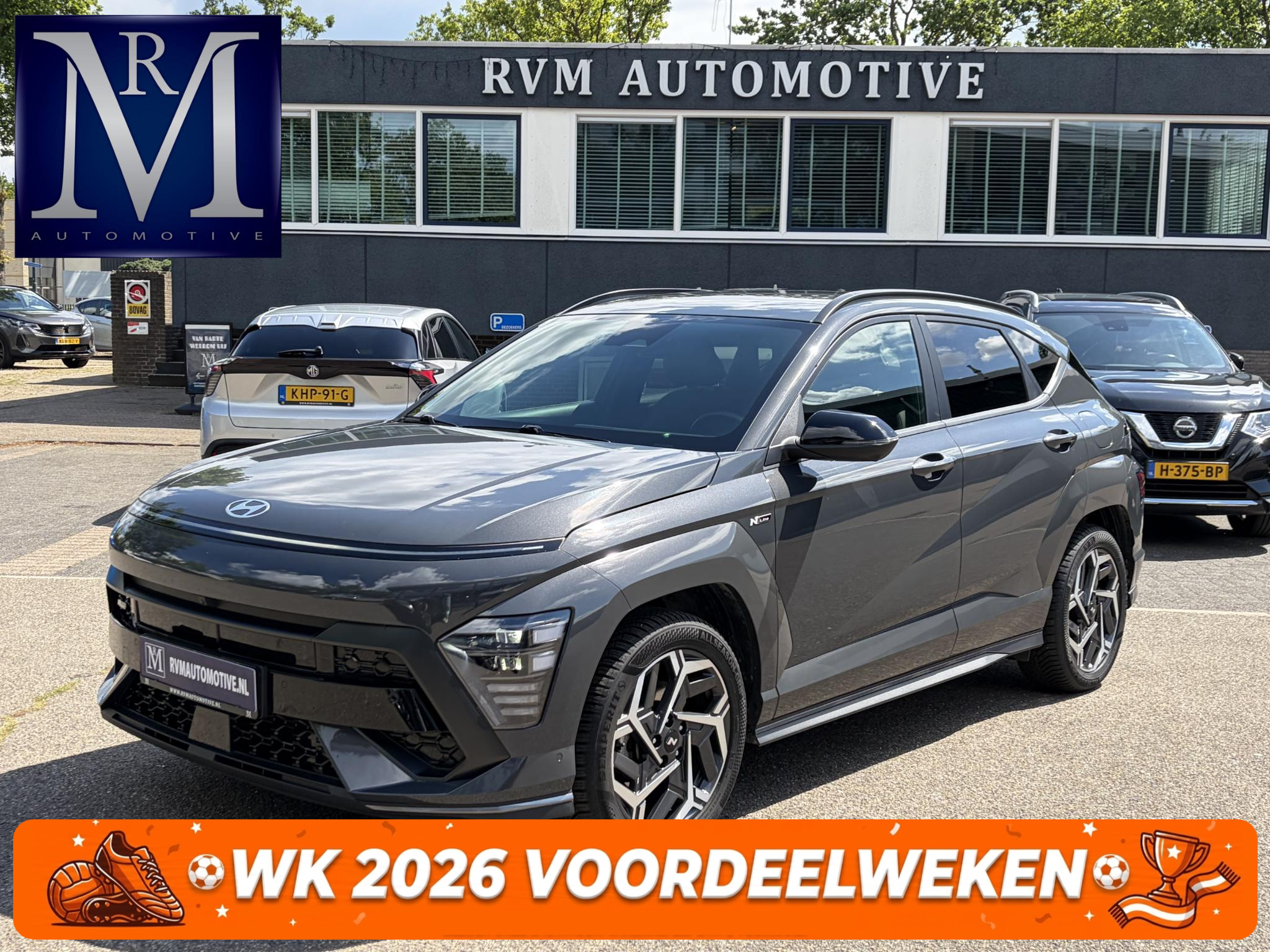 Hyundai Kona 1.6 GDI HEV N Line 2023 - voorkant