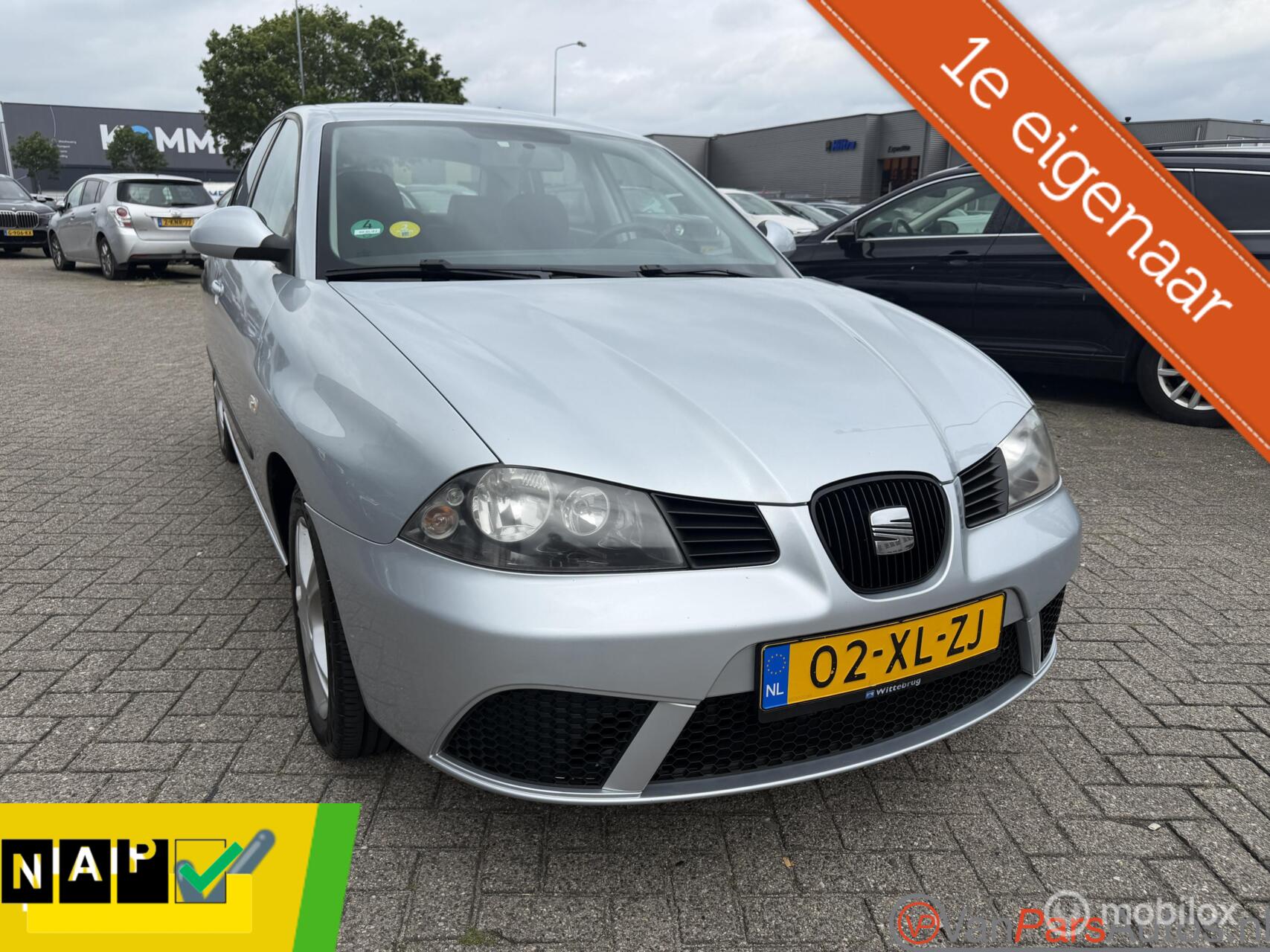 Seat Ibiza 1.4-16V Trendstyle,Airco,5drs,Cruise,Dealer onderhouden 2007 - voorkant