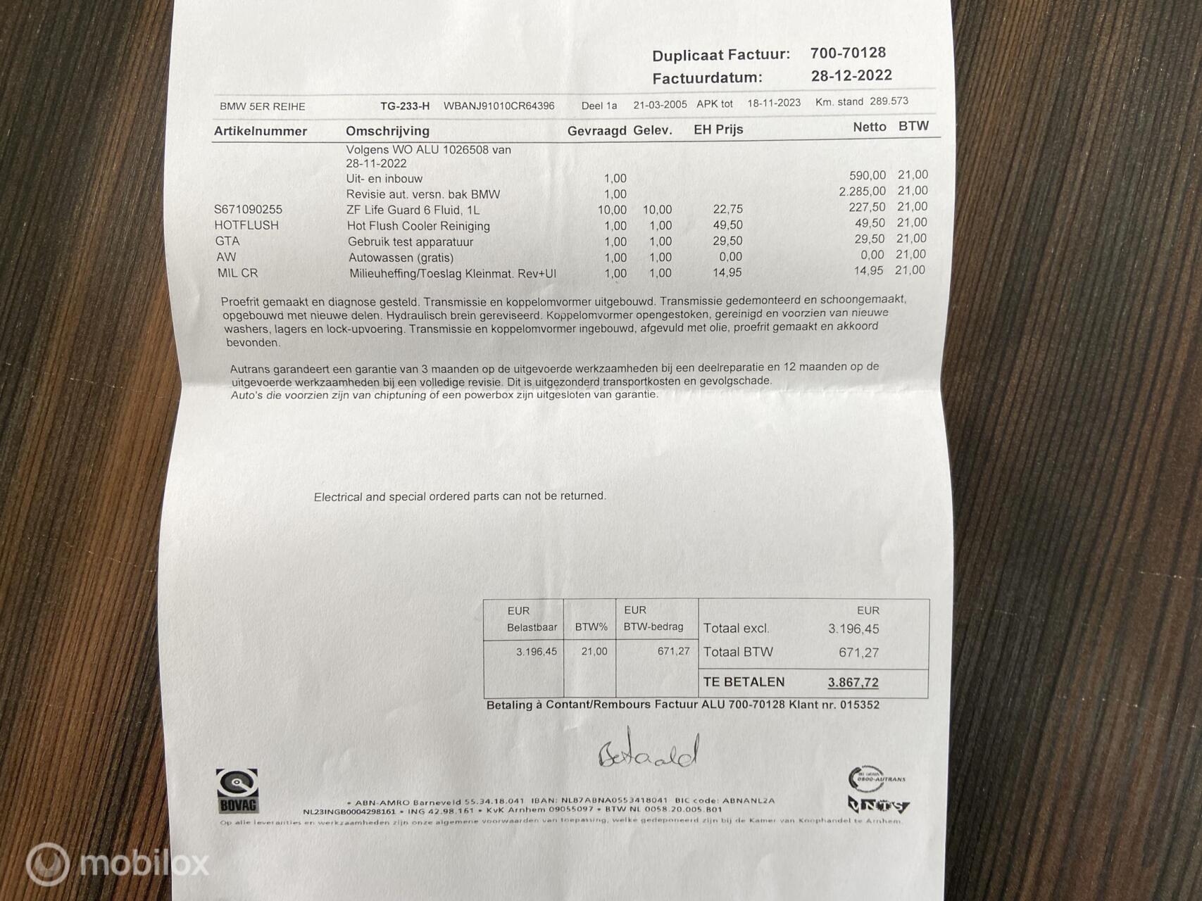 Foto van BMW 5er Reihe