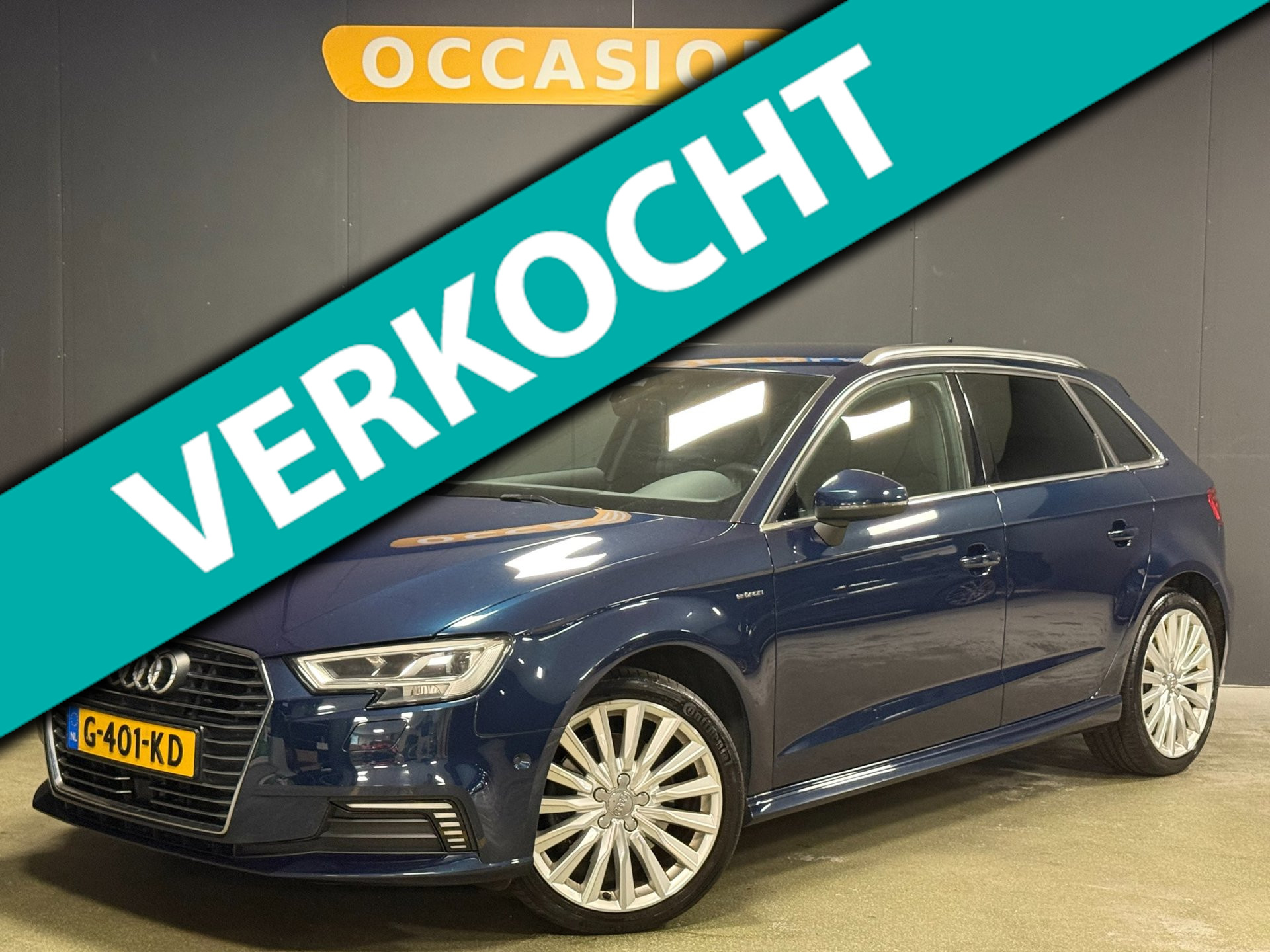 Audi A3 Sportback E-tron 1.4 e-tron Sport Pro Line plus|KEYLESS|LED|ACC|STOELV|DODEHOEK|SFEER|BLUETOOTH|CAMERA|PDC|18INCH| 2016 - voorkant