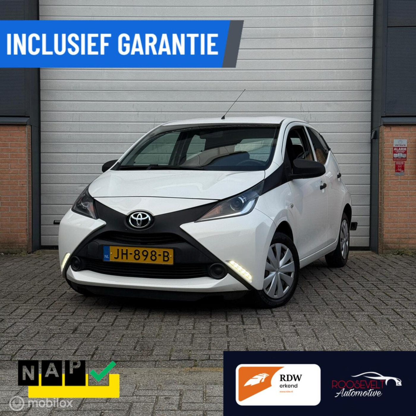 Toyota Toyota Aygo 1.0 VVT-i x GARANTIE/NAP/APK/BLUETOOTH/LAGE KM 2016 - voorkant