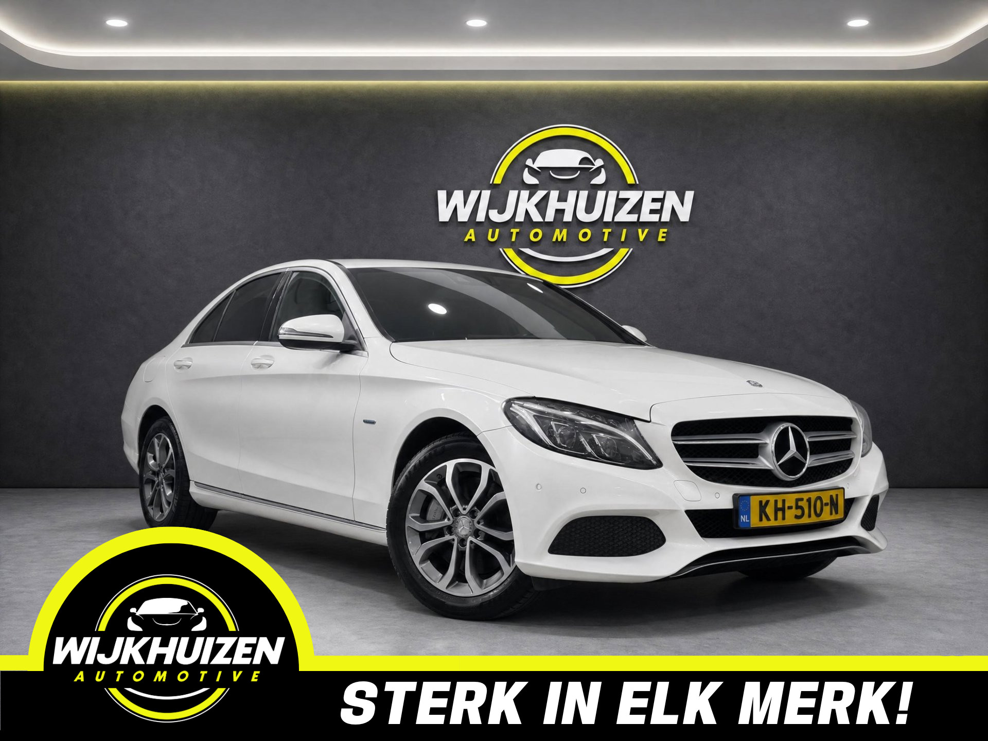 Mercedes-Benz C 350 E 350 e Lease Edition Automaat met Climate !!! Led !!! Navigatie !!! Nap !!! 2016 - voorkant