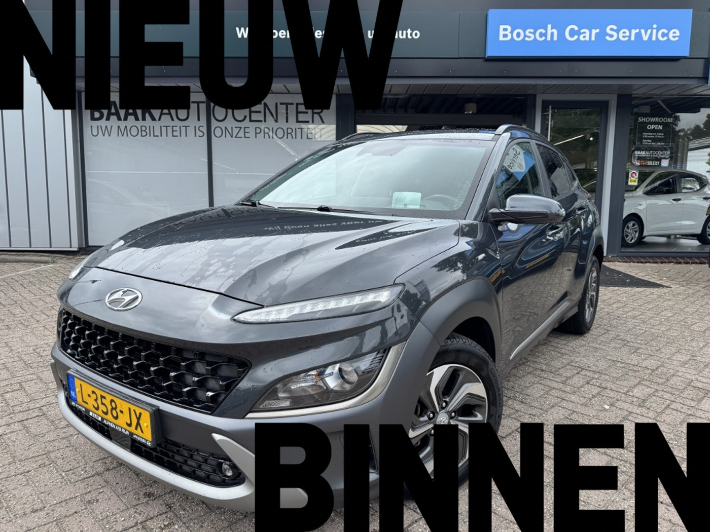Hyundai Kona 1.6 GDI HEV Fashion | HUD | Krell | Camera | Navi 2021 - voorkant