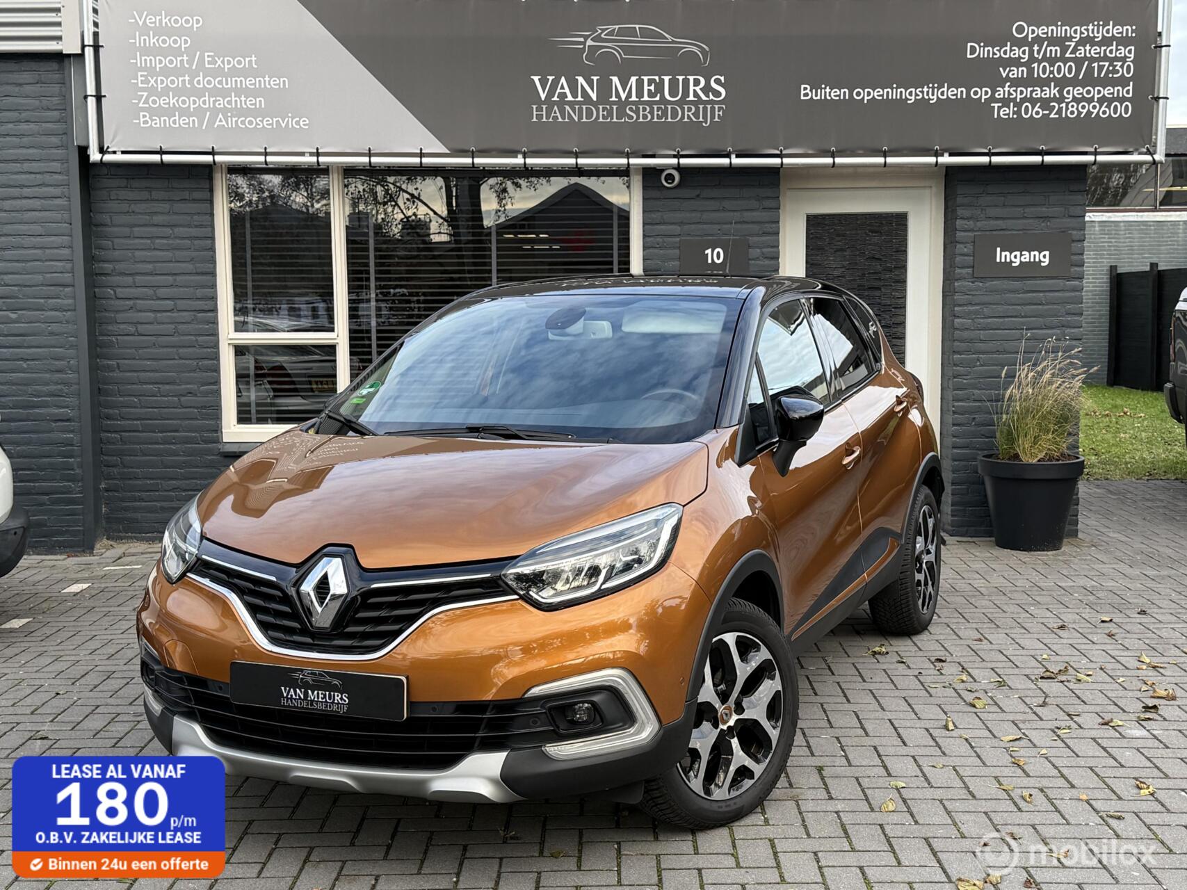 Renault Captur 0.9 TCe Intens, Navigatie, trekhaak, Camera, KM Stand NAP, APK 06-2026 2017 - voorkant