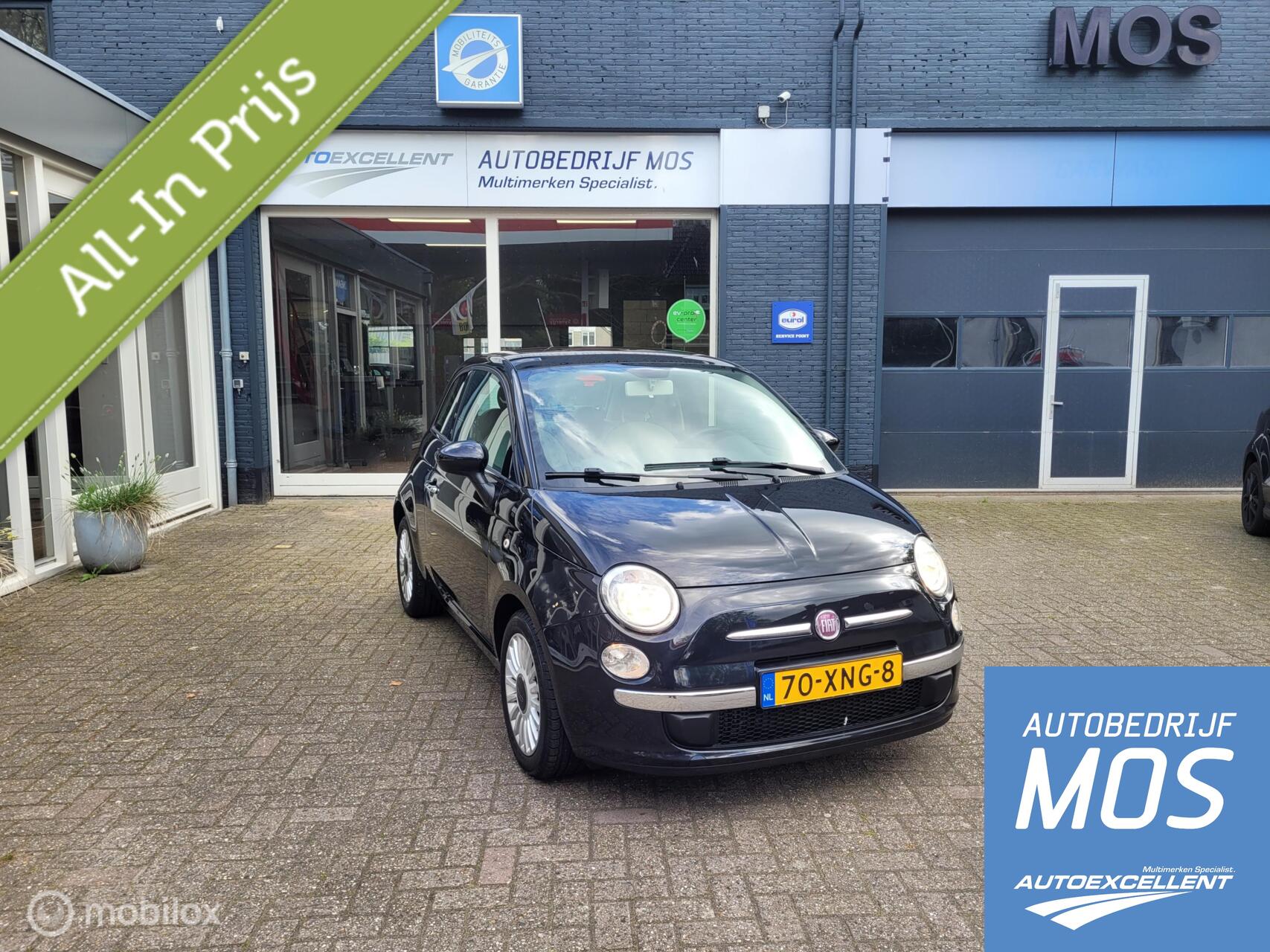 Fiat 500 0.9 TwinAir Lounge 2012 - voorkant