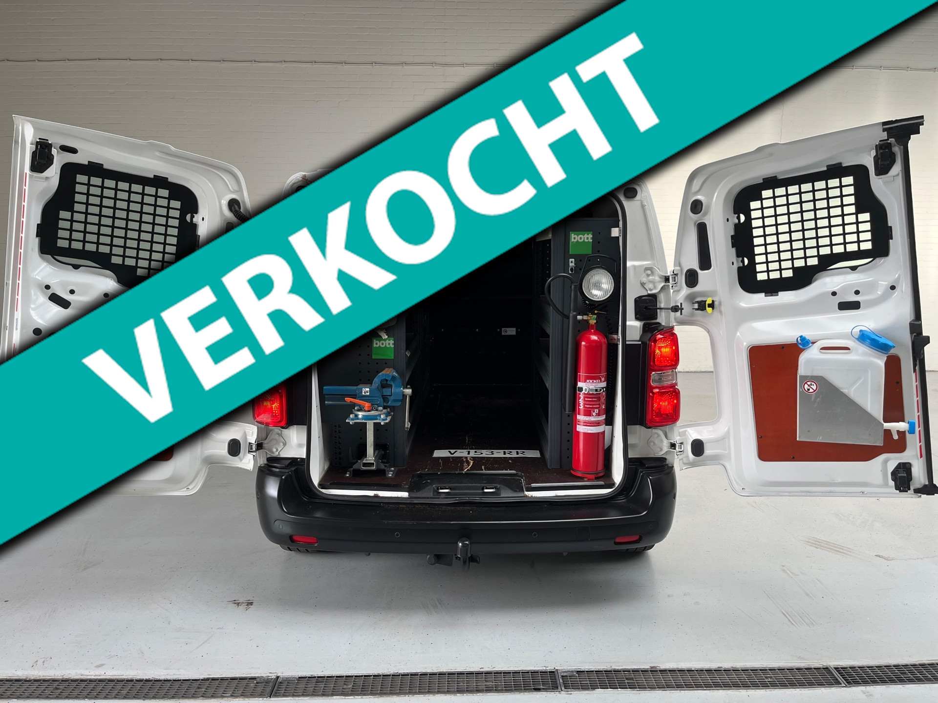 Citroen Jumpy Servicewagen AUTOMAAT 1.6 BlueHDI 95pk euro6 Club M L2H1 BOTT, Victron omvormer v230, Standkachel, RIJKLAARPRIJS! 2018 - voorkant