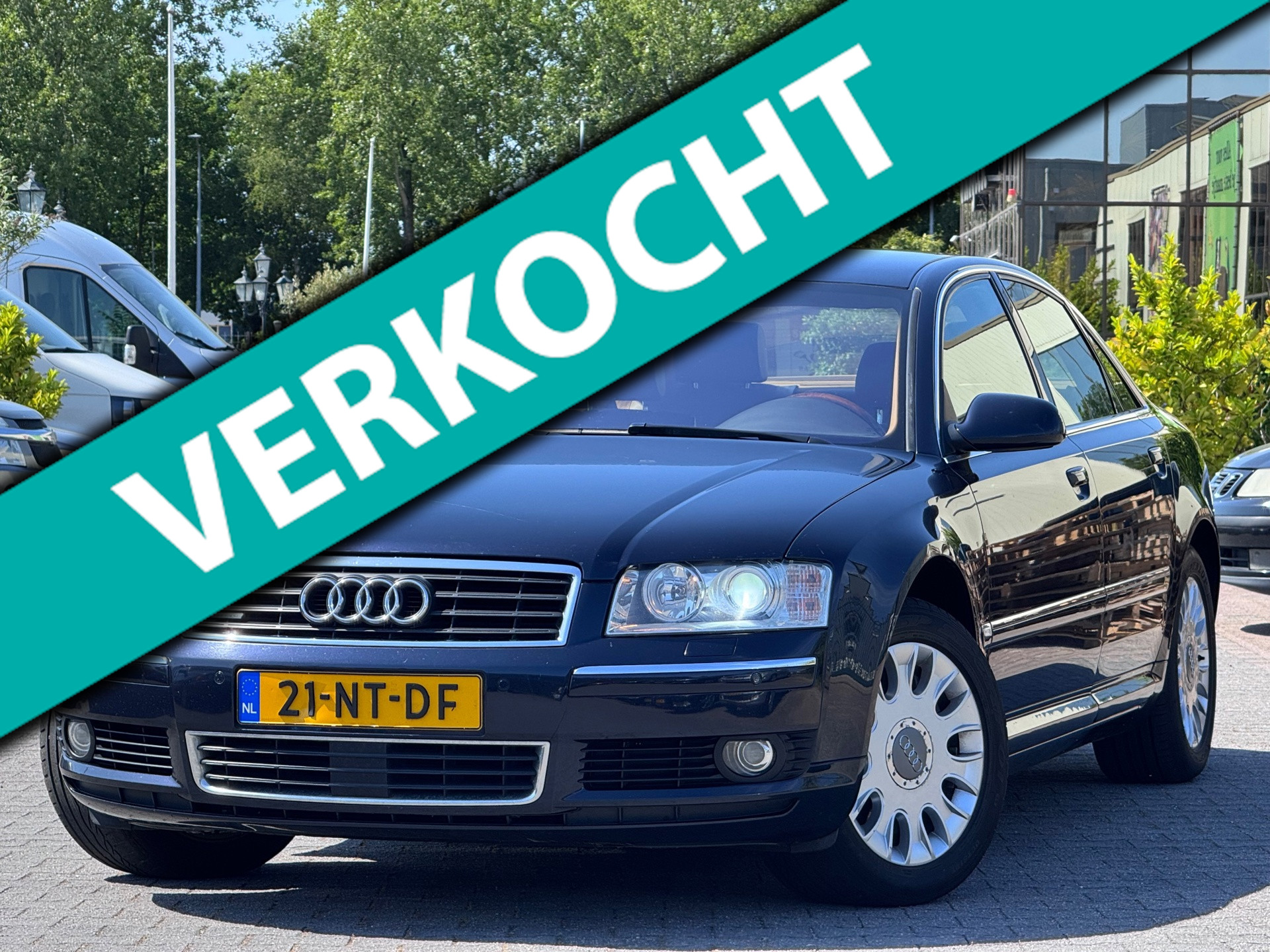 Audi Audi A8 3.7 quattro Pro Line | Elektrische leder stoelen | Adaptive Cruise | Parkeersensoren | Elektrische stuurwiel | Bose Sound 2004 - voorkant