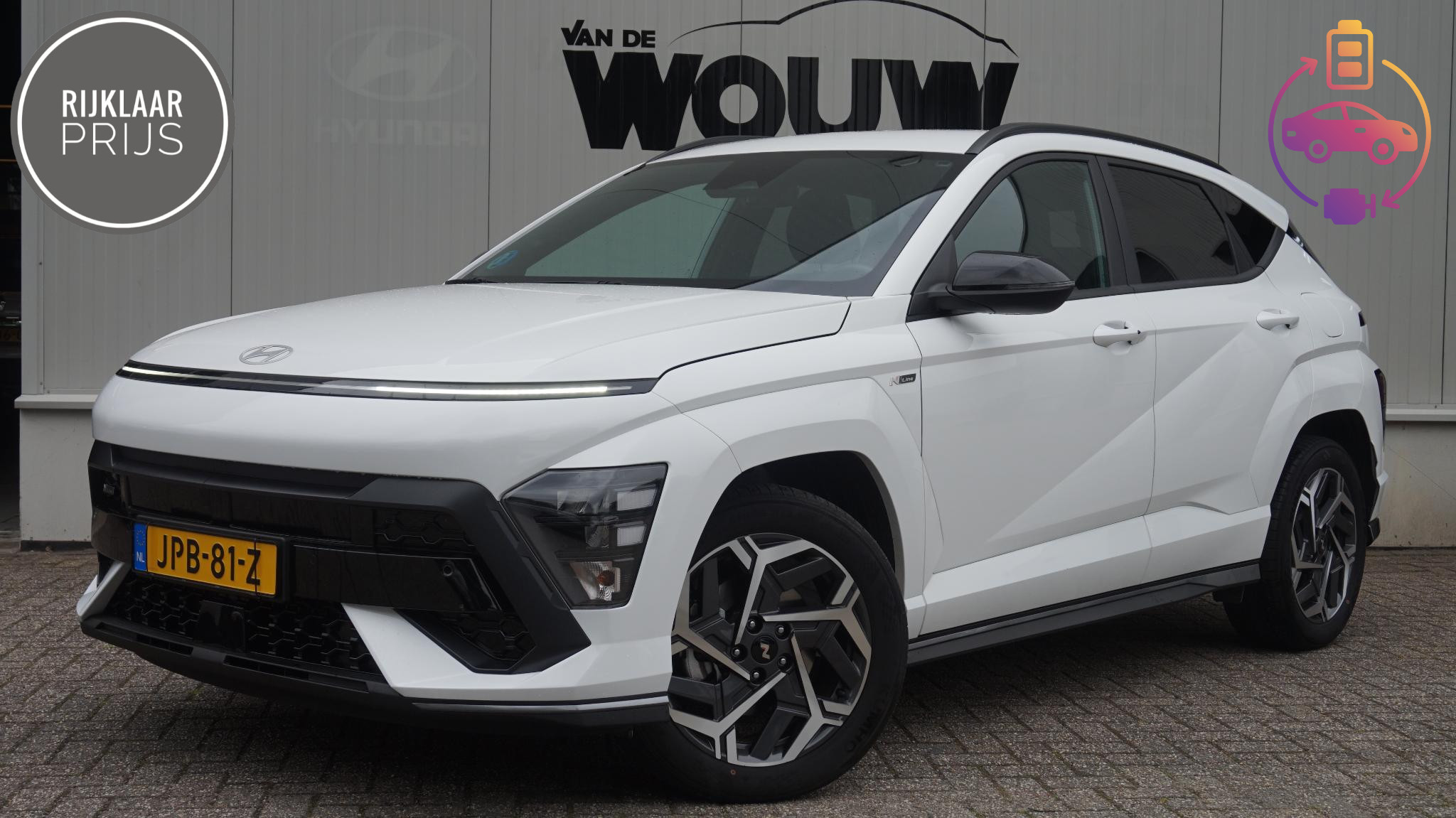 Hyundai Kona 1.6 GDI HEV Comfort N-line Edition 2024 - voorkant