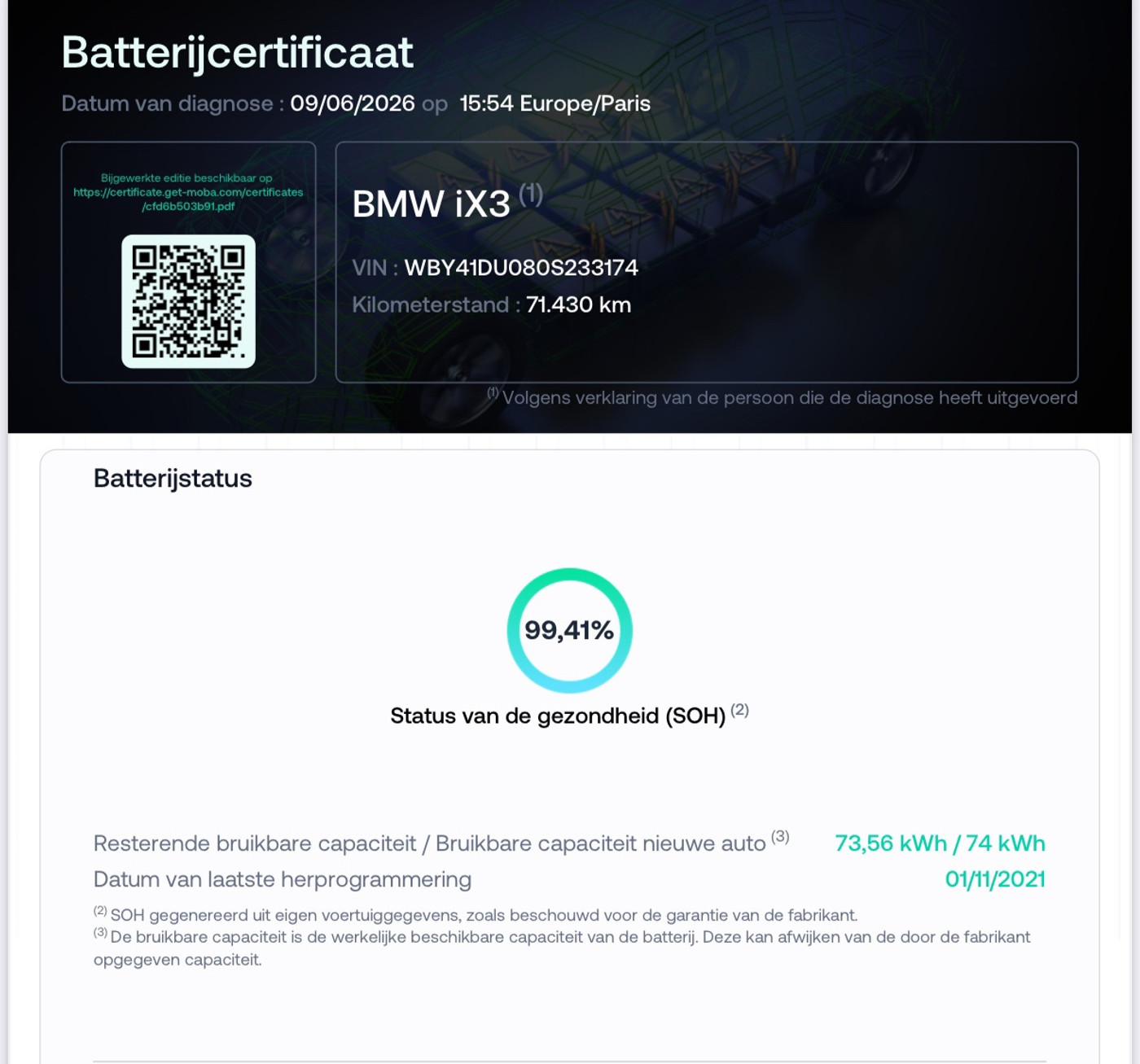 Foto van BMW Ix3