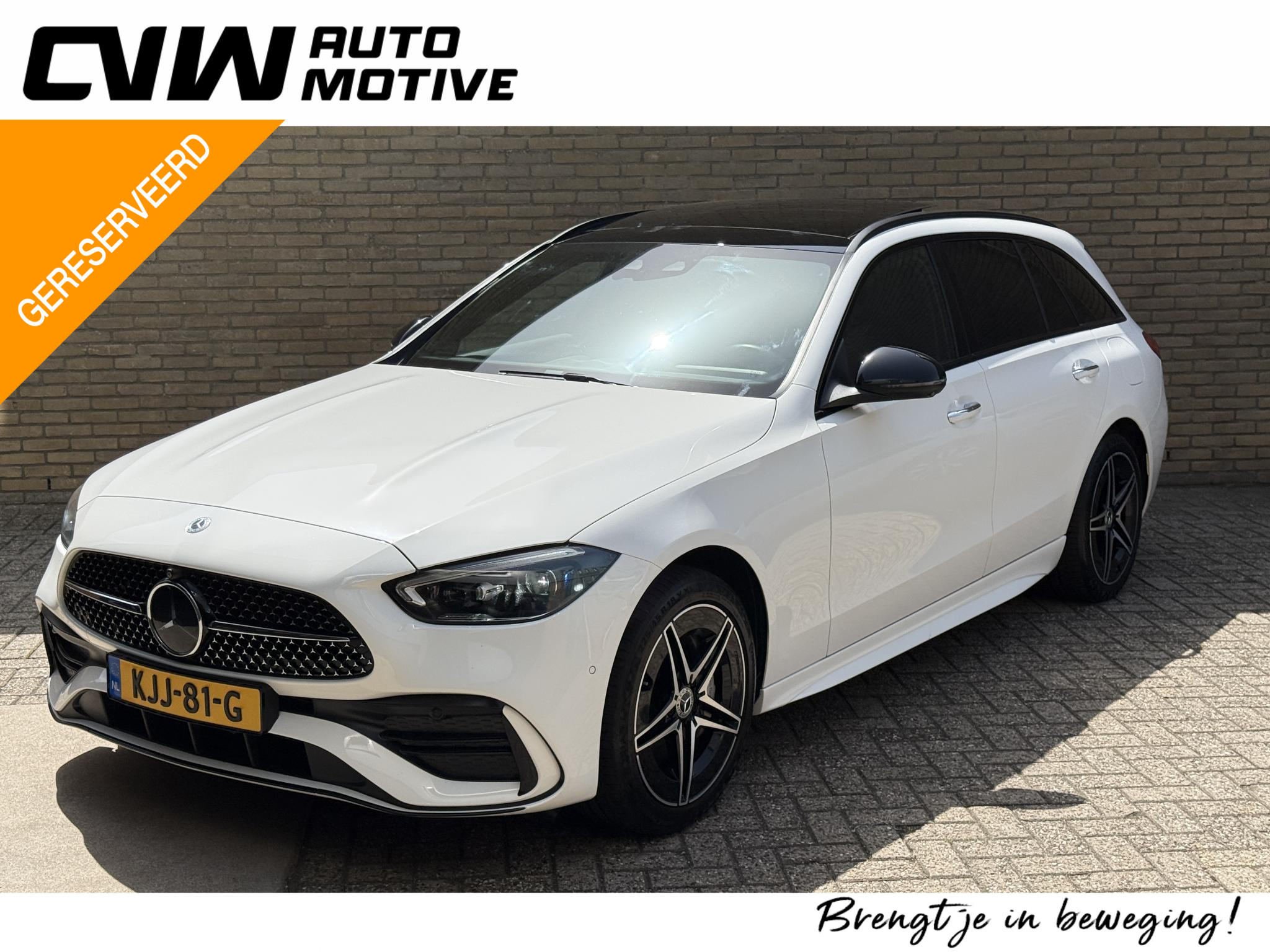 Mercedes-Benz C 300 E 300 e AMG Line 313pk | Panoramadak | Leder | 2023 - voorkant