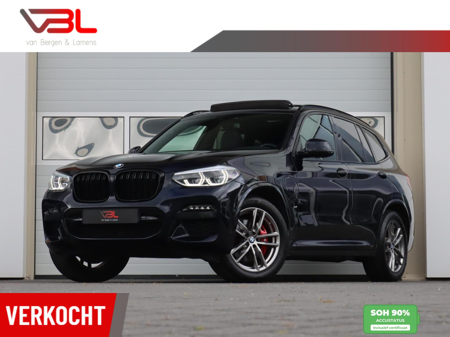 BMW X3 xDrive30e High Executive | M-sport | SOH 90% | Panoramadak 2021 - voorkant