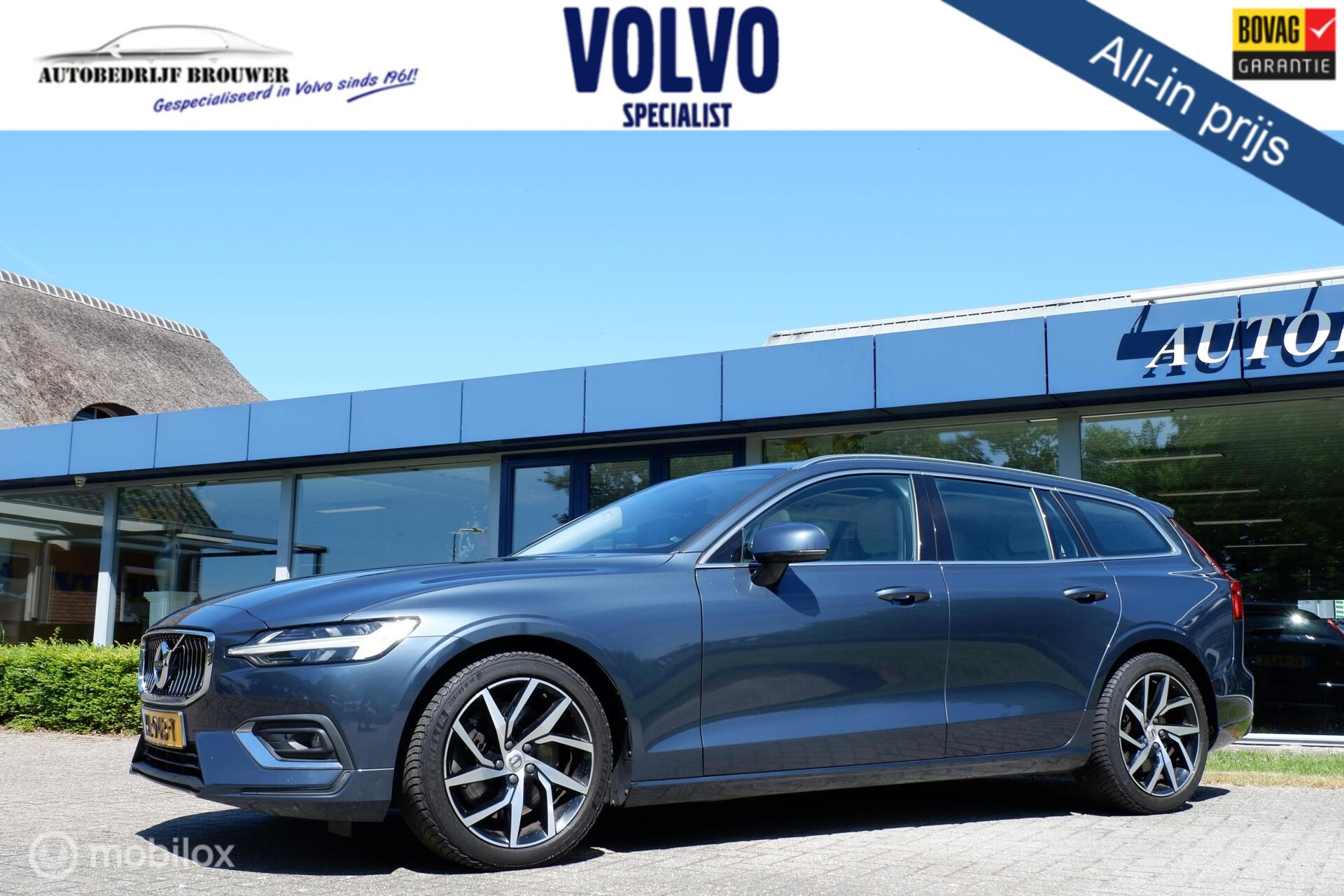 Volvo V60 T5 250 PK GEARTRONIC8 INSCRIPTION LUXERY | MASSAGE | PANODAK | HEADUP | ACC | BLIS 2019 - voorkant