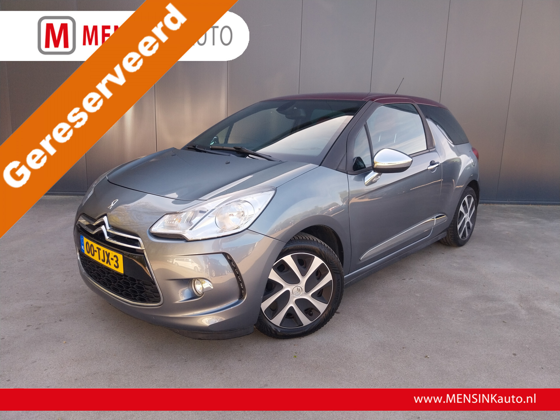 Citroen Ds3 1.6 e-HDi So Chic LEER LED NAVI CRUISE ECC 2012 - voorkant