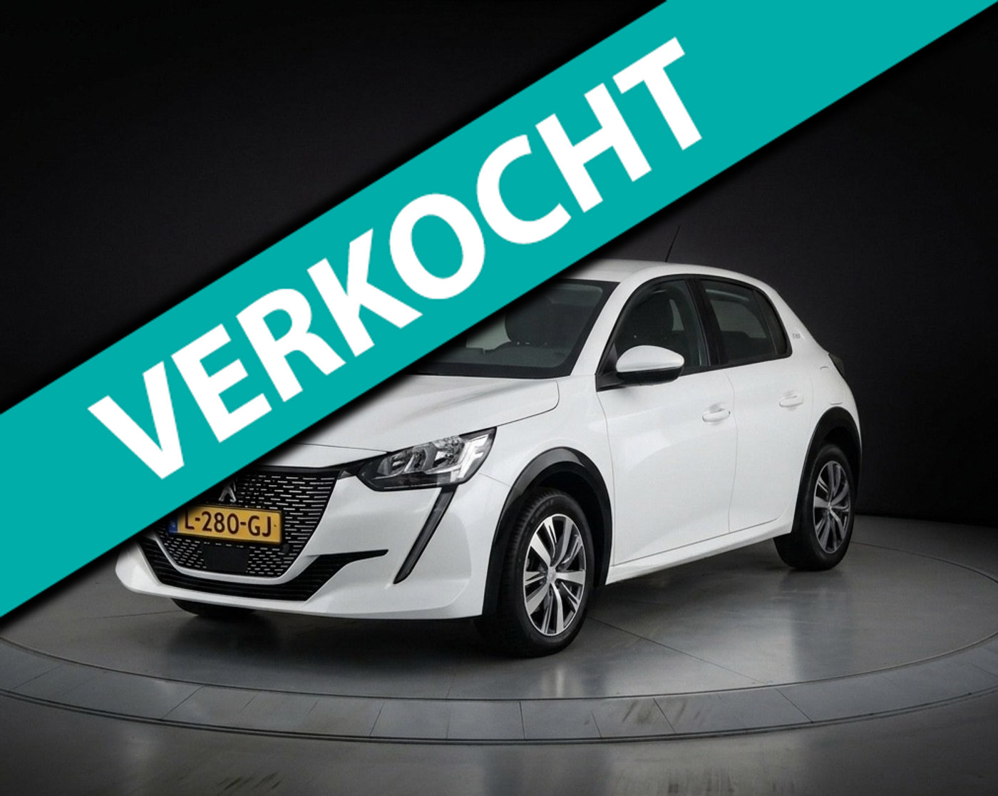 Peugeot 208 EV Active |ELECTRIC|WHITE|NAVI|AIRCO|NL AUTO|NAP| 2021 - voorkant