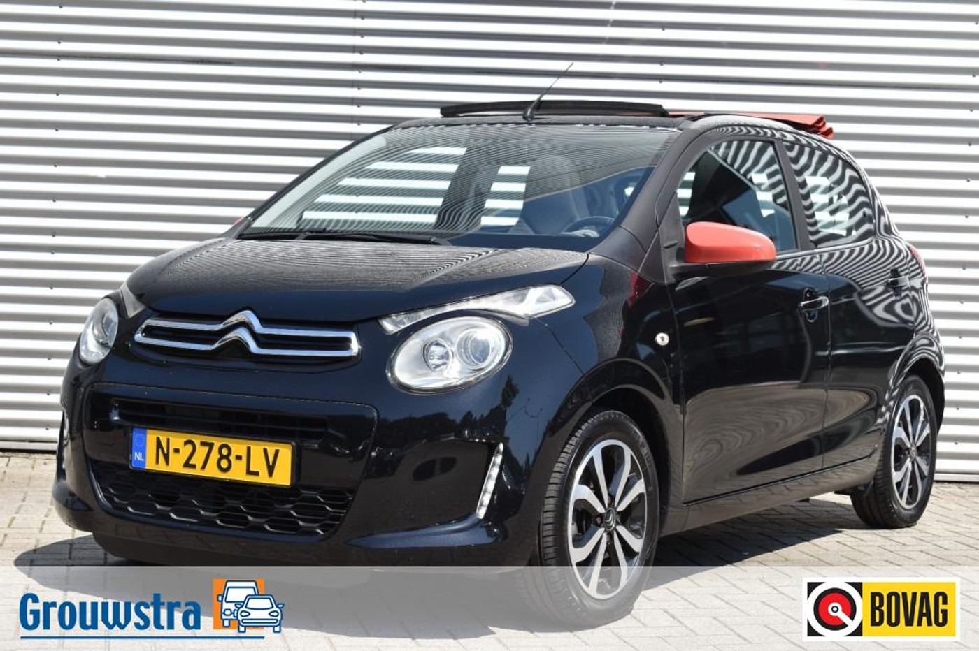 Citroen Citroen C1 1.2 5DRS. AIRSCAPE / EL. VOUWDAK / 15 LM. VELGEN 2016 - voorkant