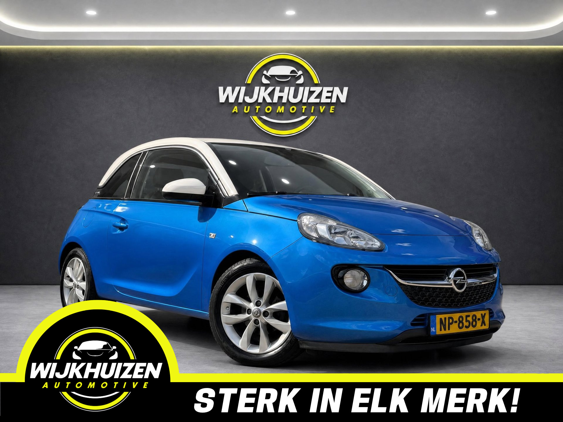 Opel Adam 1.0 Turbo Jam Favourite met Airco !!! 16 Inch !!! Cruise !!! Nap !!! 2017 - voorkant