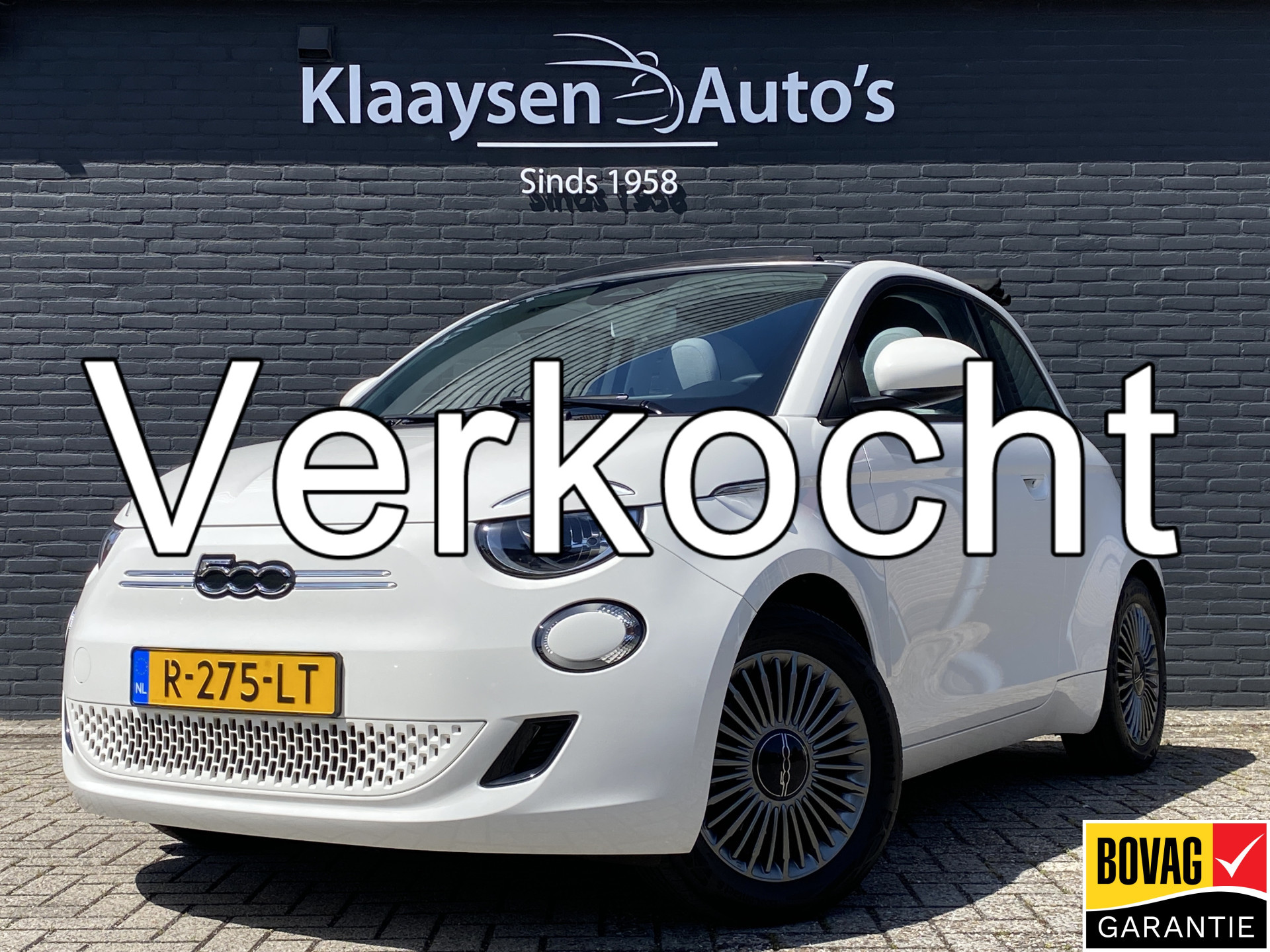 Fiat 500 Icon 42 kWh 119 pk | 1e eigenaar | navigatie | camera | stoelverwarming | apple carplay/android auto 2022 - voorkant