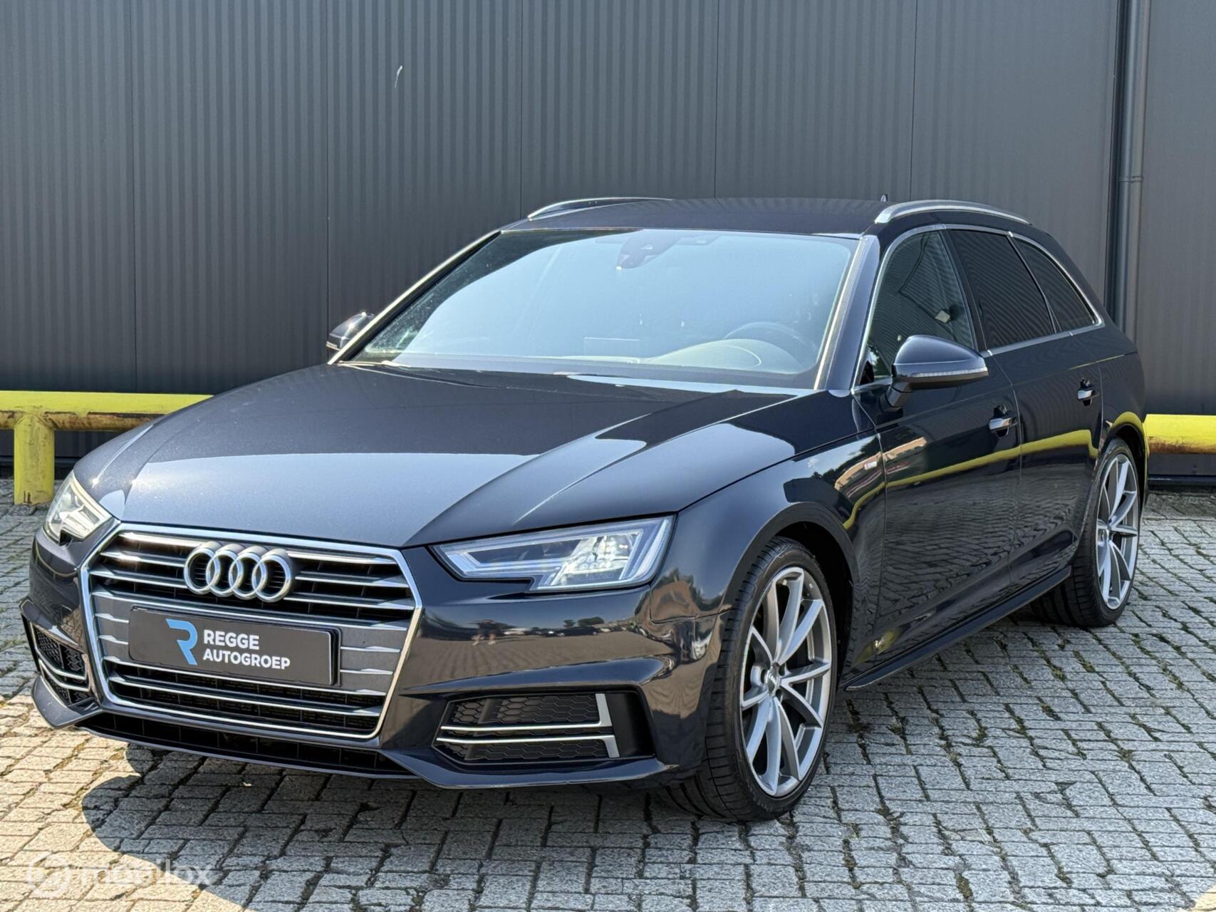 Audi A4 Avant 1.4 TFSI S line Automaat 19 inch LED Trekhaak Leer 2018 - voorkant