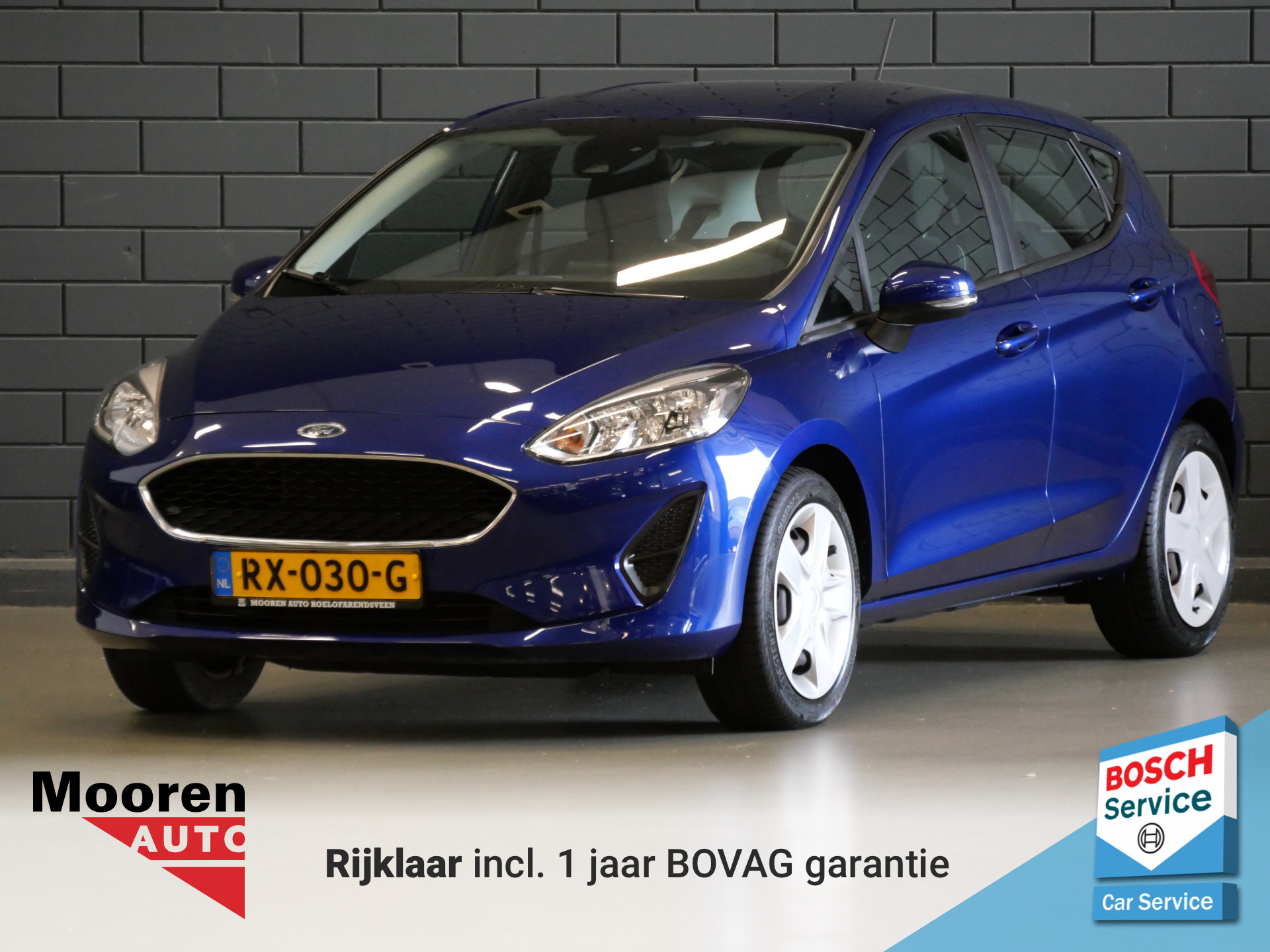 Ford Fiesta 1.1 86pk Trend | Navigation Pack | Apple CarPlay / Android | Airco | Bluetooth | Cruise Control | 16" All season band 2018 - voorkant