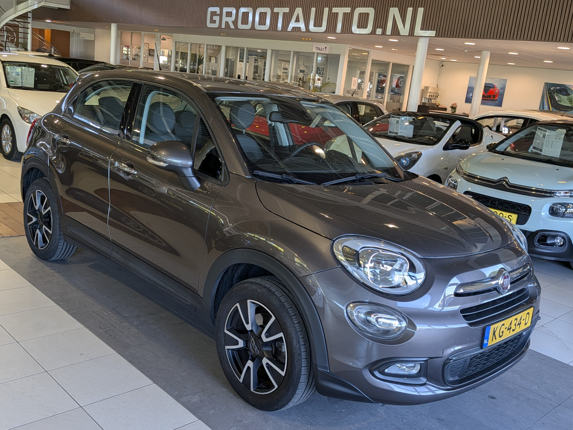 Fiat Fiat 500x 1.4 Turbo MultiAir PopStar Automaat 2016 - voorkant