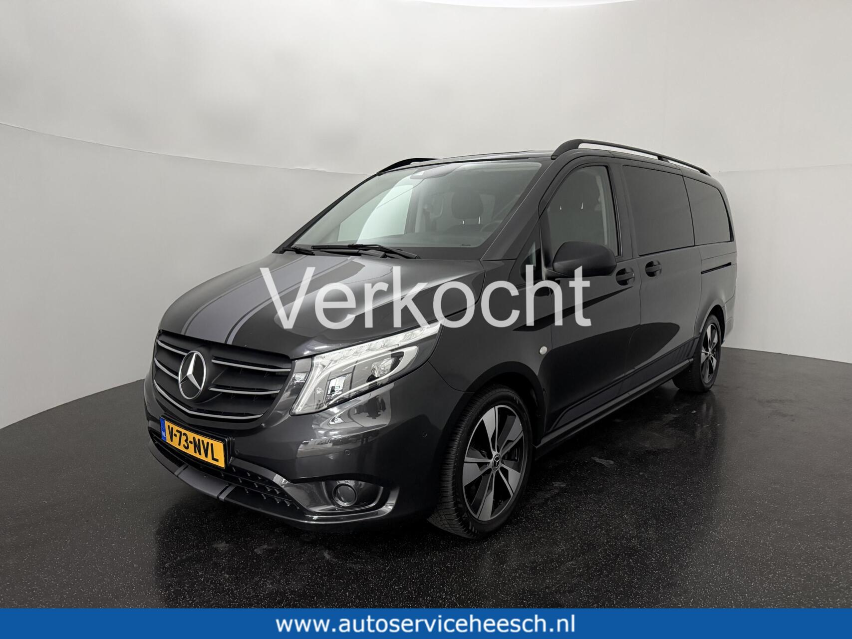 Mercedes-Benz Vito 124 CDI LANG l DUBBEL CABINE l 2X ELEK. SCHUIFDEUR l MIXTO l AUTOMAAT l NAVI l CAMERA 2021 - voorkant