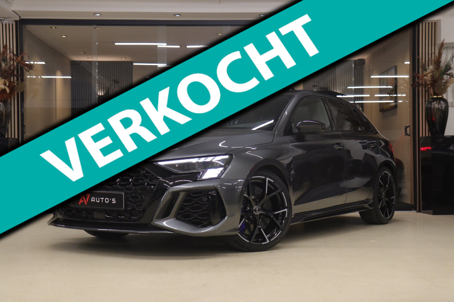 Audi RS 3 Sportback 2.5 TFSI RS 3 quattro HULK PANO/KERAMISCH/B&O/HUD/CARBONSPOILER/VOL 2022 - voorkant