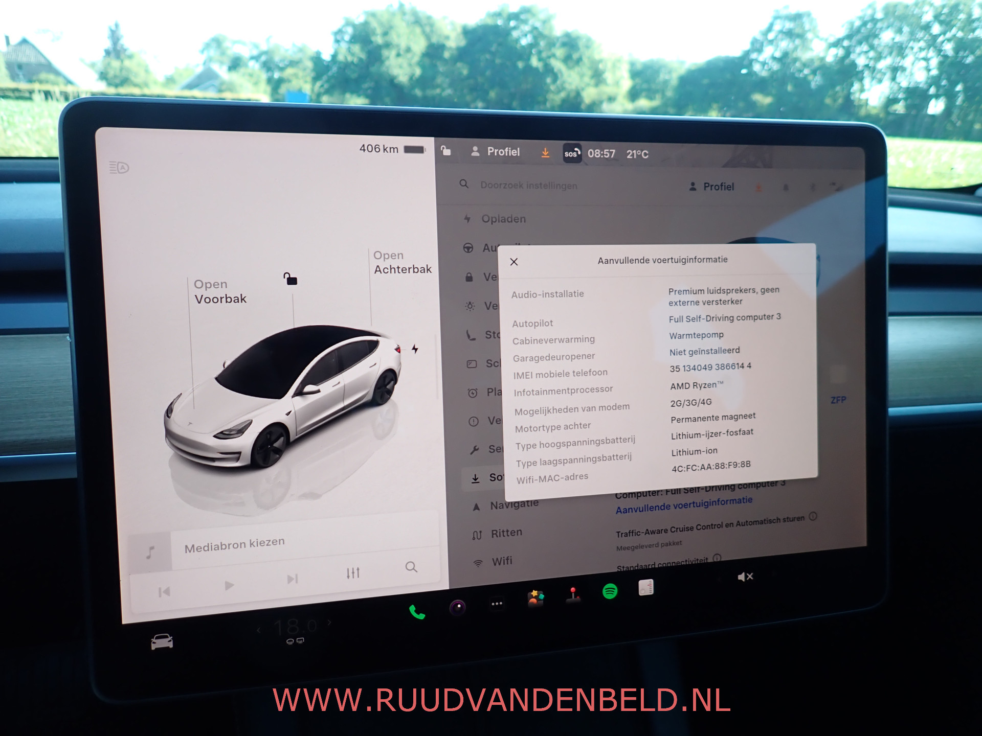 Foto van Tesla Model 3